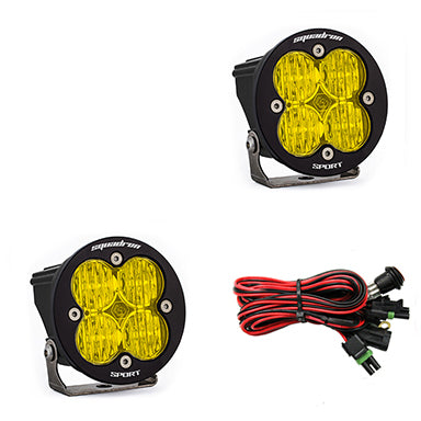 SQUADRON-R SPORT BLACK LED AUXILIARY LIGHT POD PAIR - UNIVERSAL