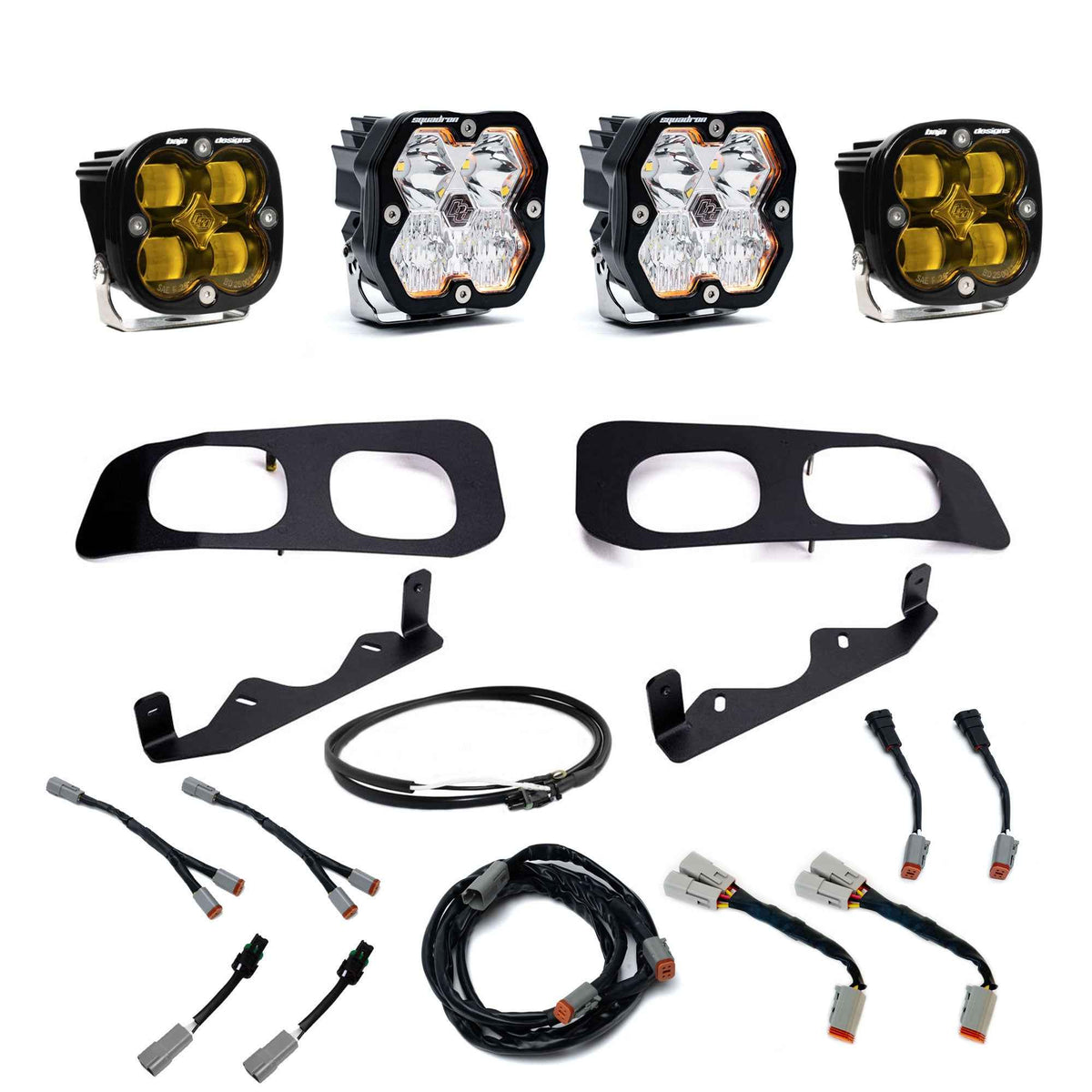 SQUADRON 2.0 SPORT/SQUADRON SAE DUAL FOG POCKET LIGHT KIT - FORD 2023-26 F-250/350 SUPER DUTY