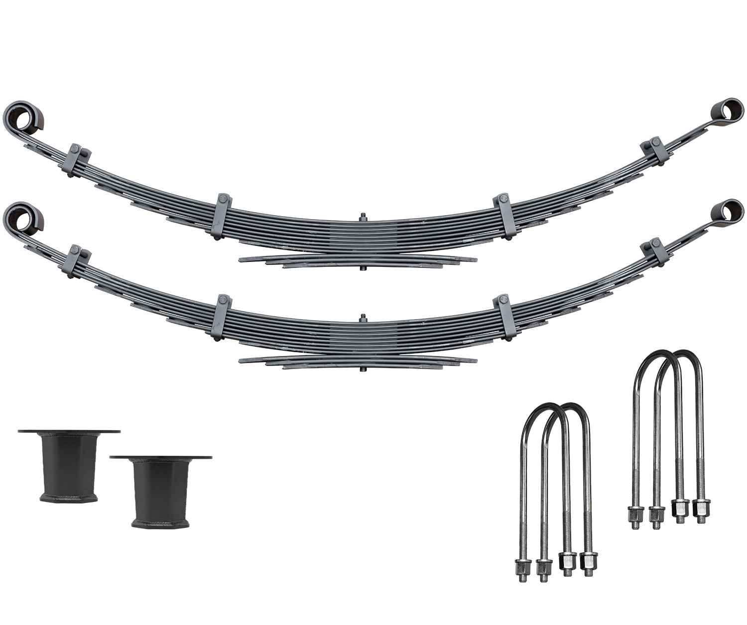 Carli 17-26 FORD F250/350 4X4 FULL PROGRESSIVE LEAF SPRING KIT – 1″ LIFT