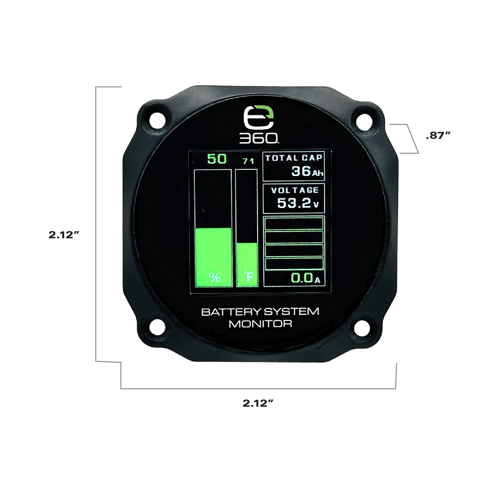 GC2 LiFePO4 Lithium Battery Monitor Kit Digital Status Display | Expion360
