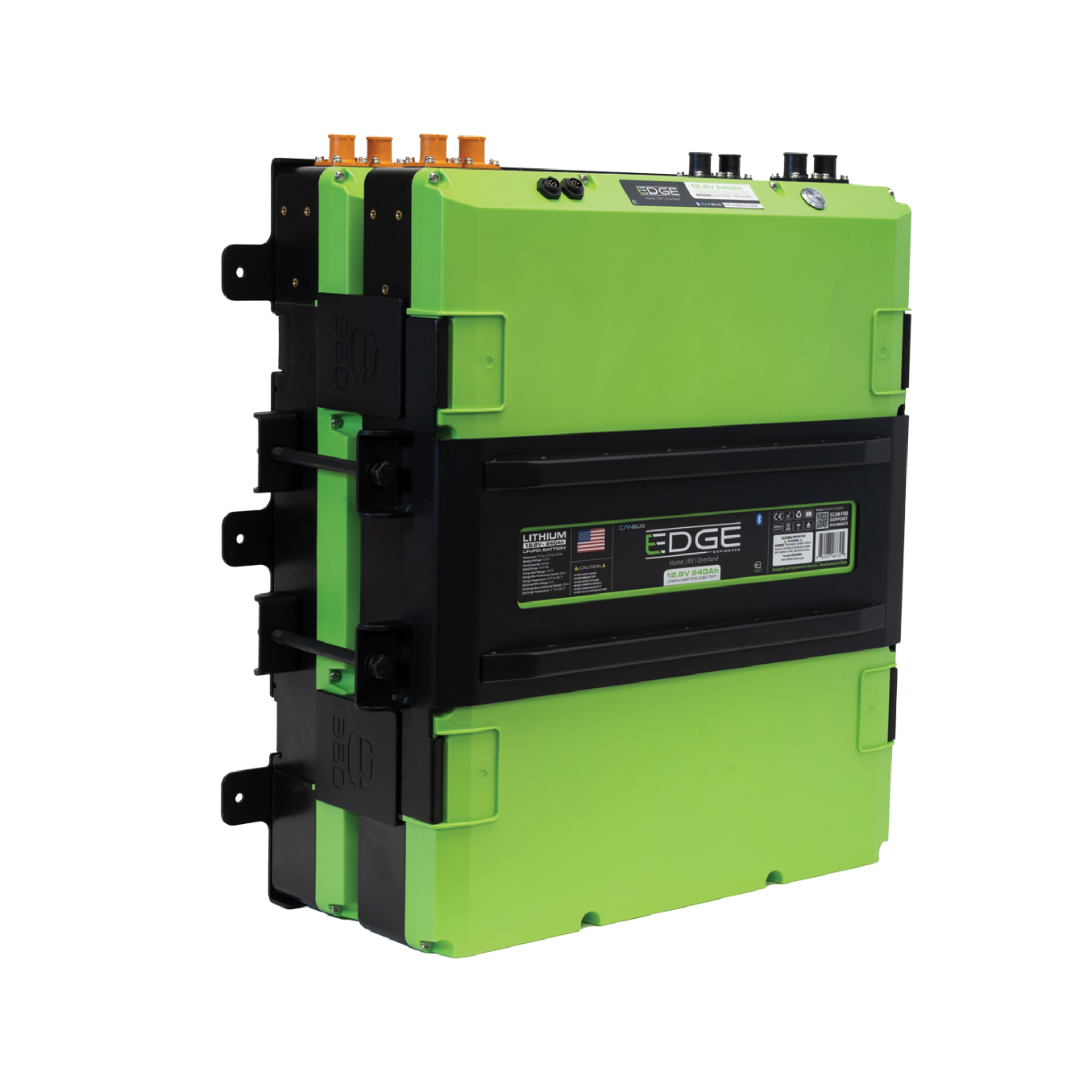 Edge EX2 2-Battery LiFePO4 Lithium Mounting Expansion Kit | Expion360