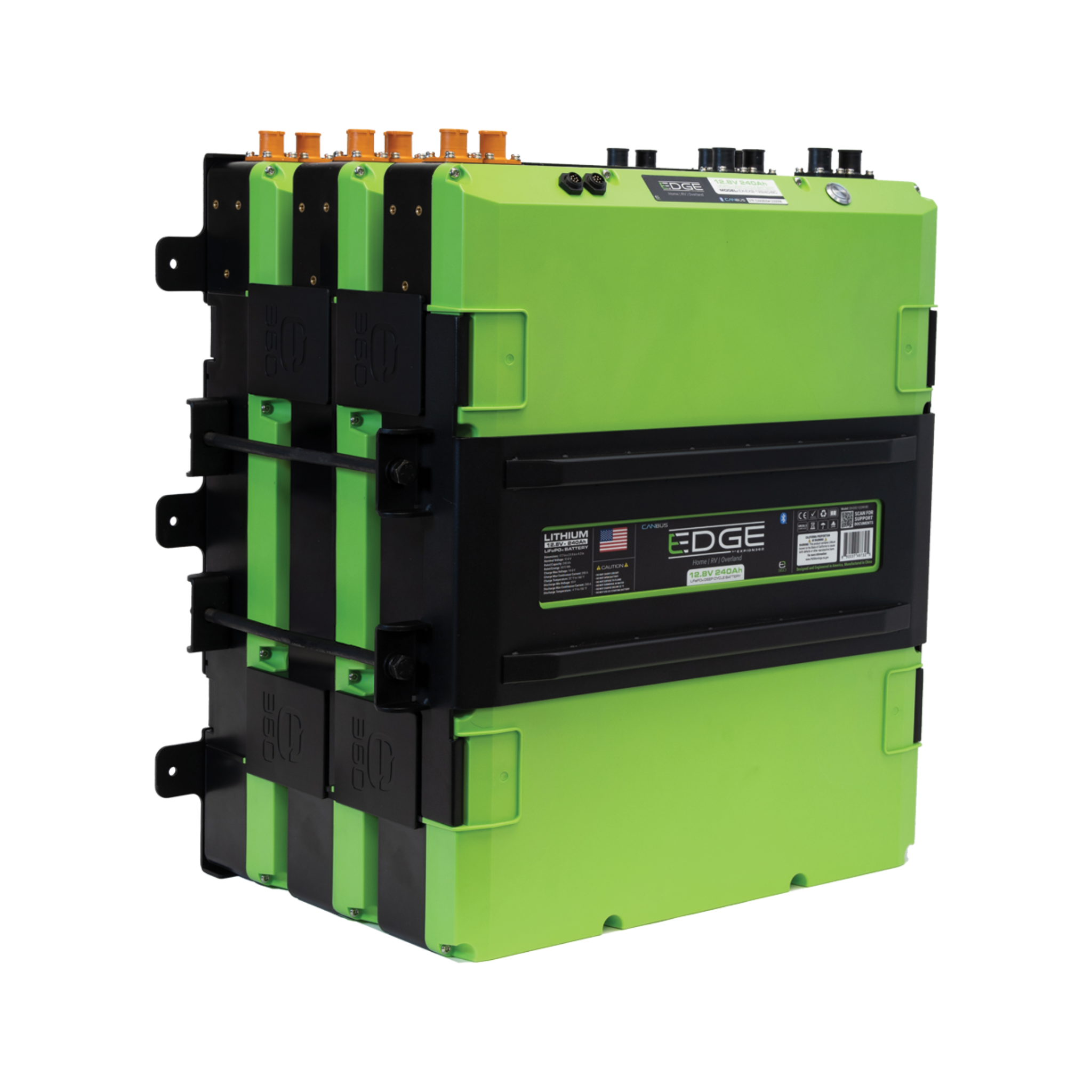 Edge EX2 3-Battery LiFePO4 Lithium Mounting Expansion Kit | Expion360
