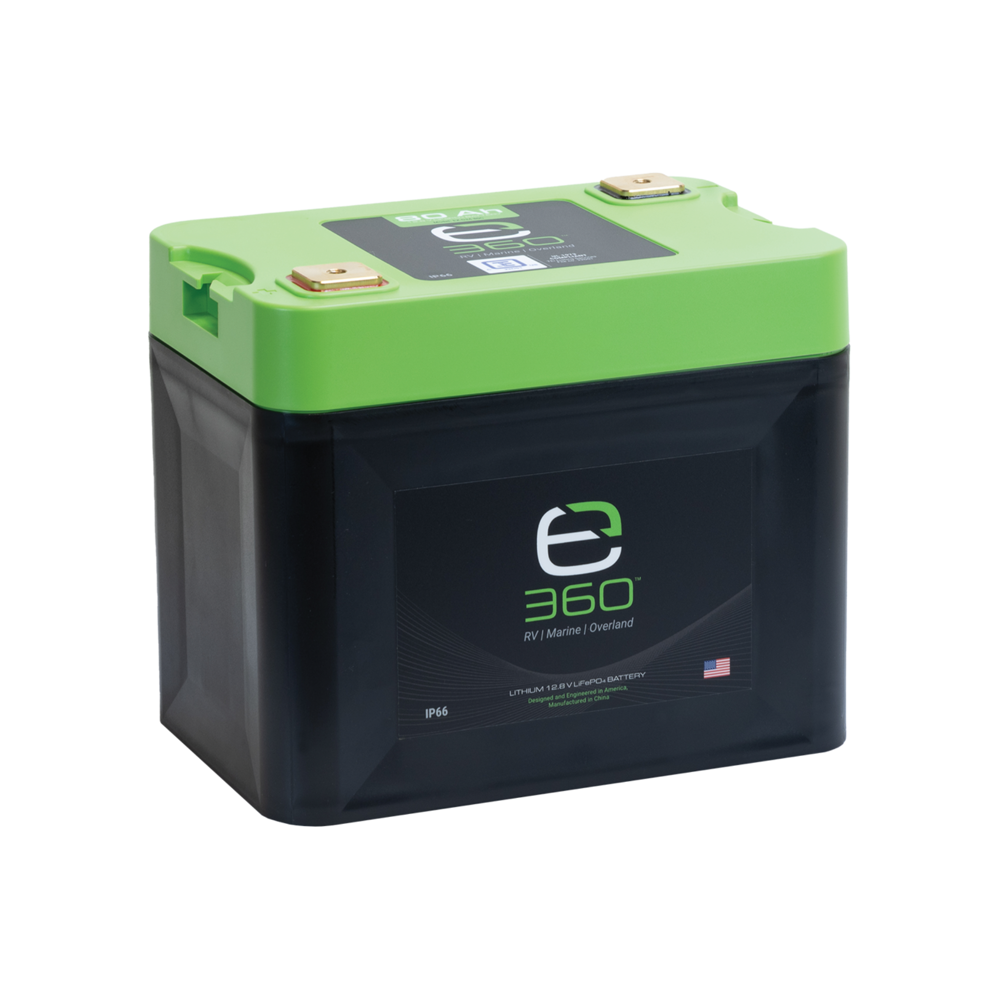 12V 80Ah LiFePO4 Lithium Battery – Group 24