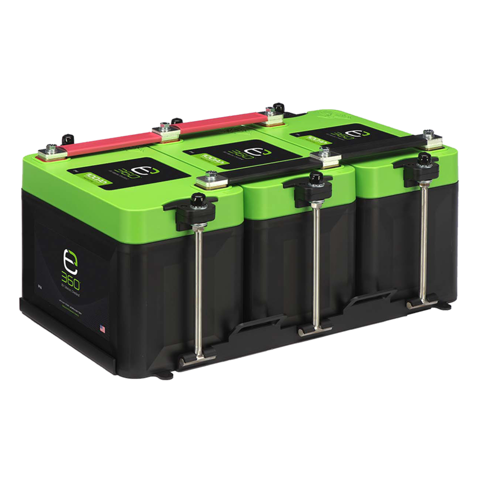 Group 27 3-Battery LiFePO4 Lithium Mounting Kit