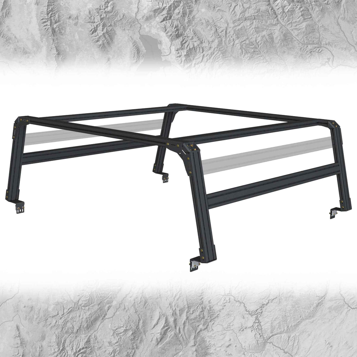 XTR1 Side / Top Brace Set | Extra Bed Rack Braces