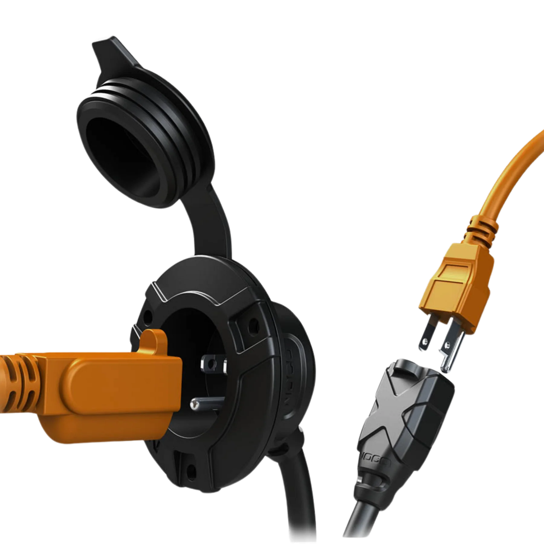AC PORT PLUG WITH 12 FOOT EXTENSION CORD