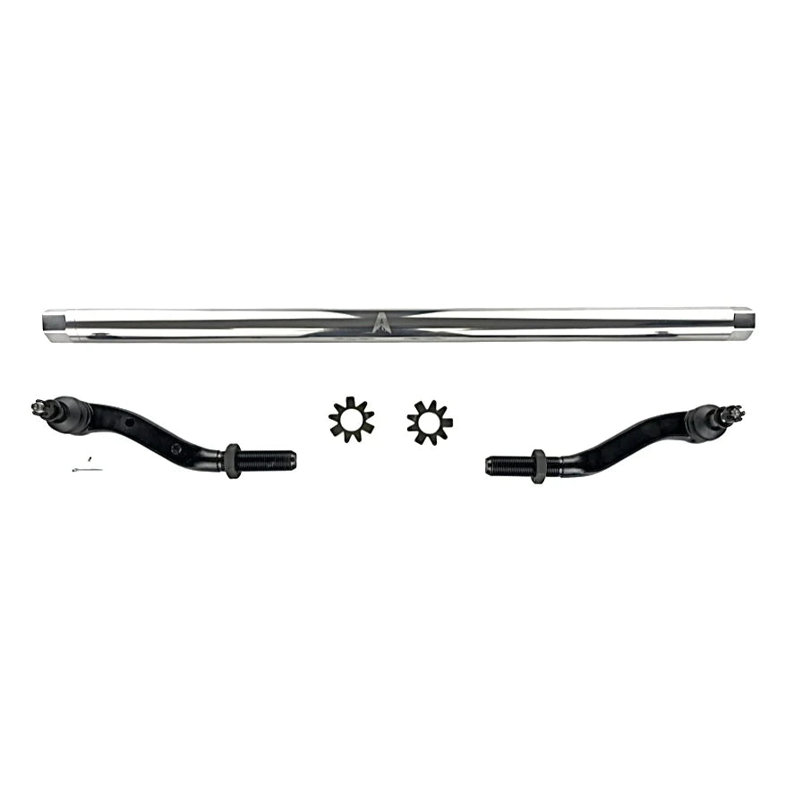 JEEP WRANGLER JL & GLADIATOR JT - 2.5 TON TIE ROD ASSEMBLY - DANA44 - POLISHED ALUMINUM