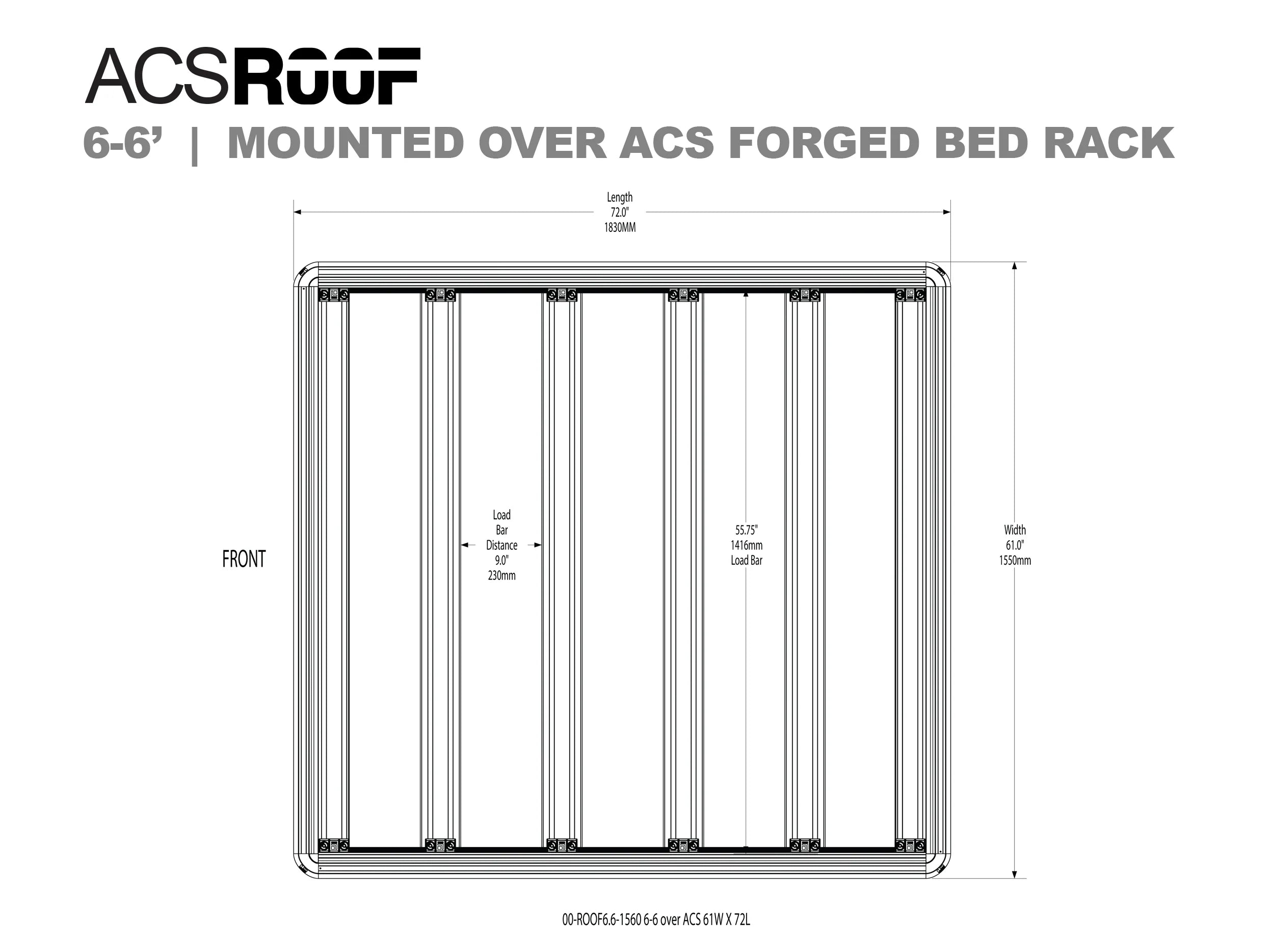 Leitner ACS ROOF | Over ACS FORGED & CLASSIC Bedrack