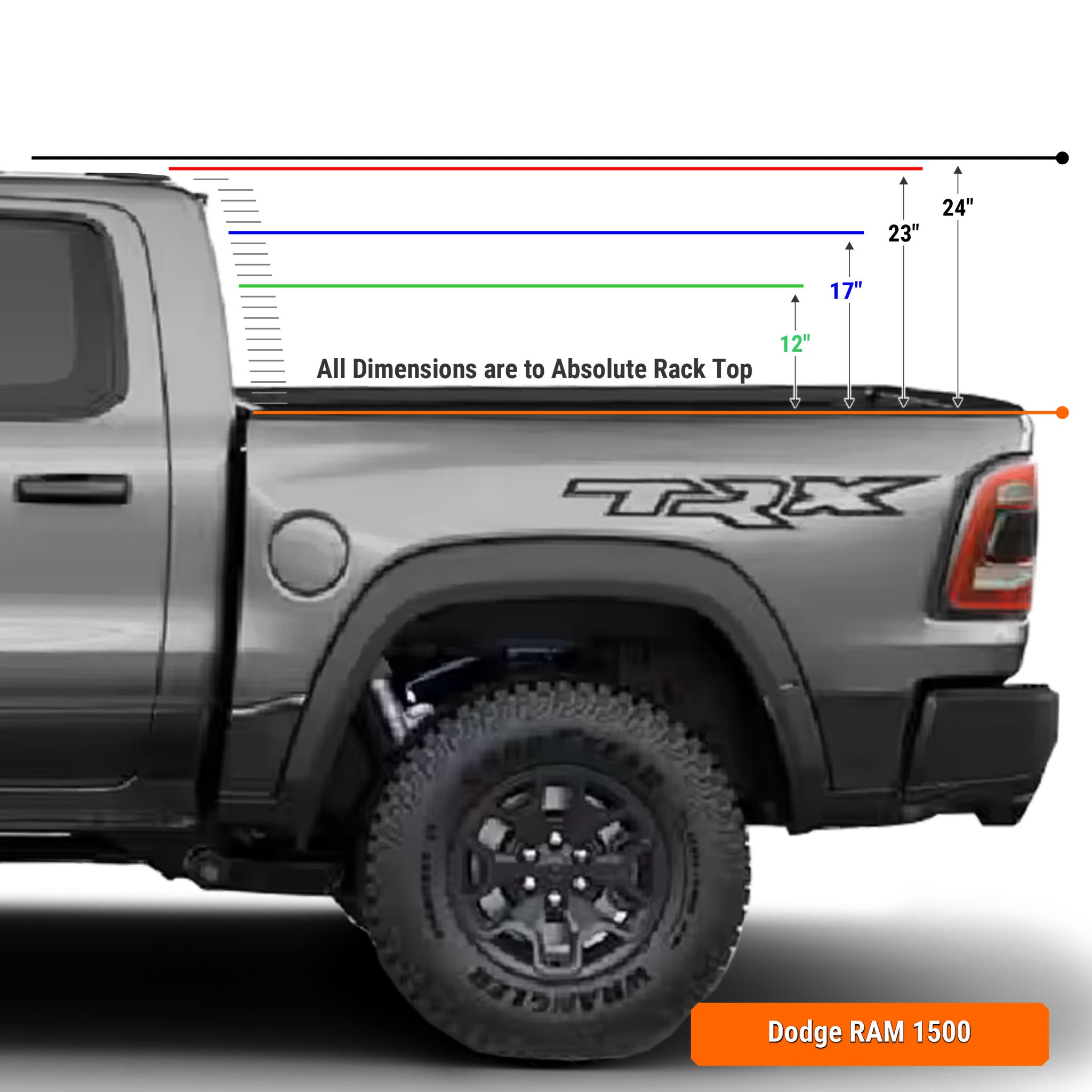 Ram 1500 Pre-configured Bed Rack (Straight Bed) | XTR3 Popular Builds + MOLLE Packages