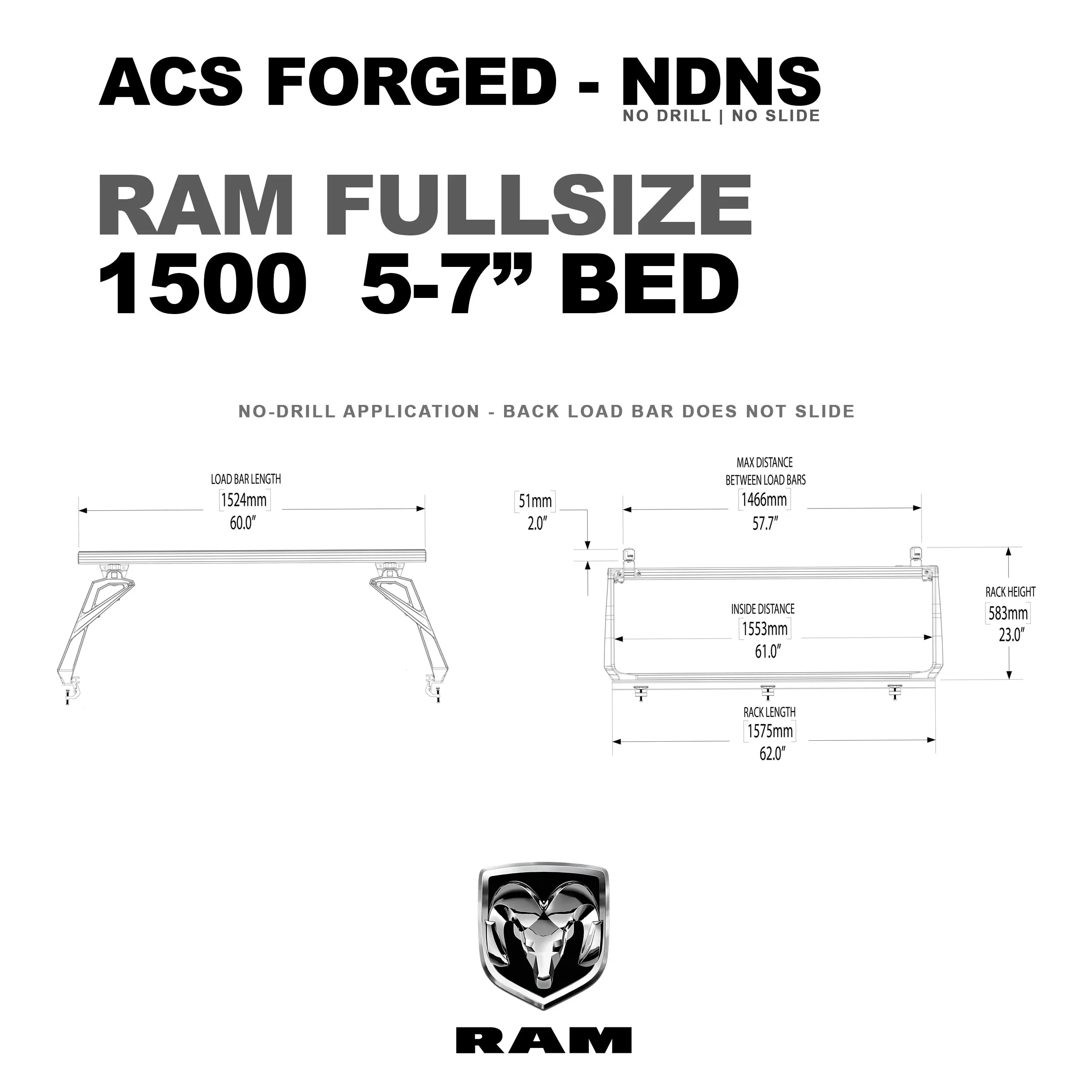 Leitner Active Cargo System - FORGED NO DRILL - RAM