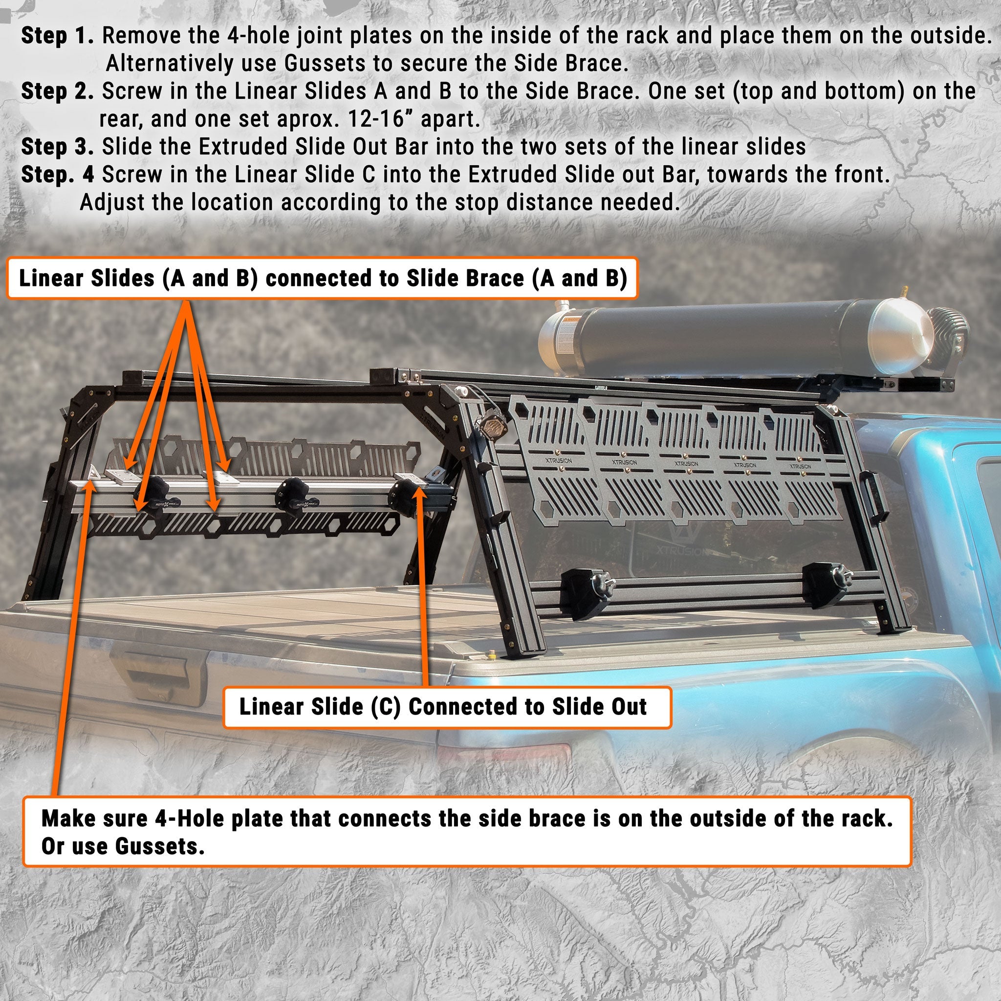 Truck Bed Slide Out Organizer | XTR Slide Out Kit