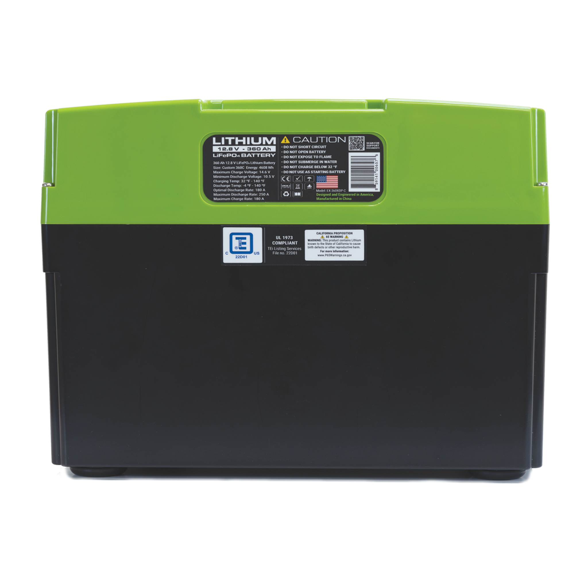 12V 368Ah LiFePO4 Lithium Battery – EX1