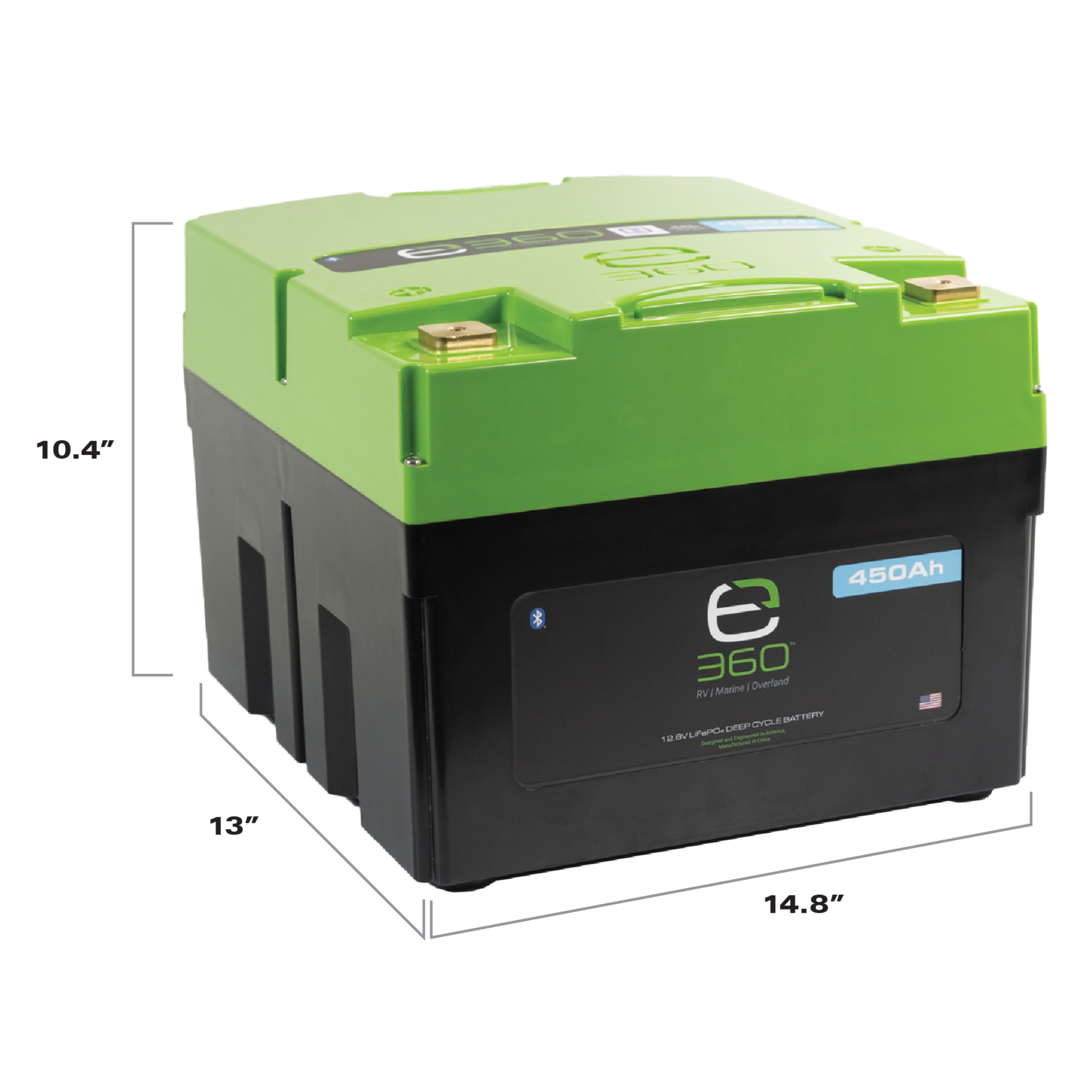 12V 450Ah LiFePO4 Lithium Battery – EX1 SmartTalk™