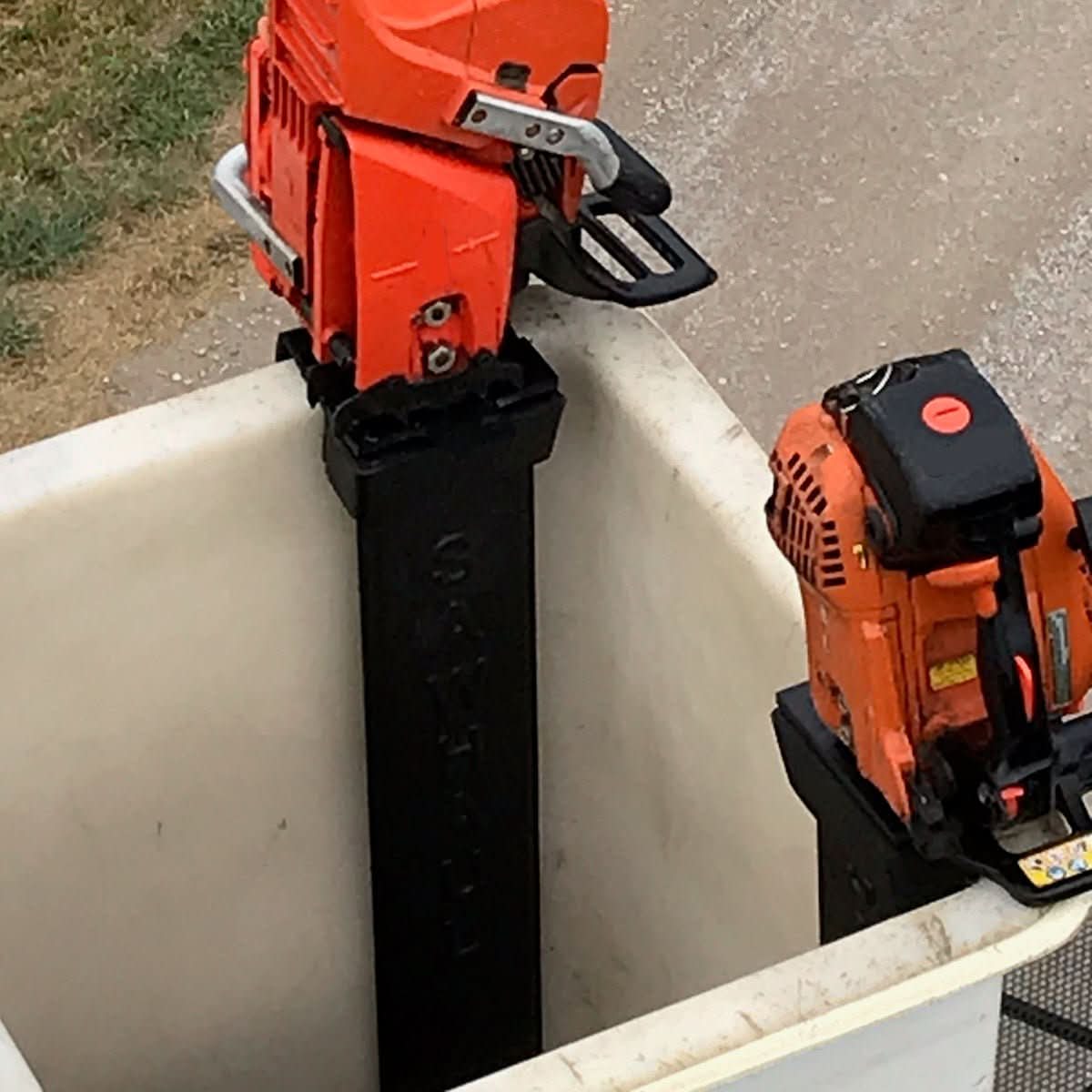 SawHaul Mount for Fiberglass Insulated Aerial Bucket Trucks