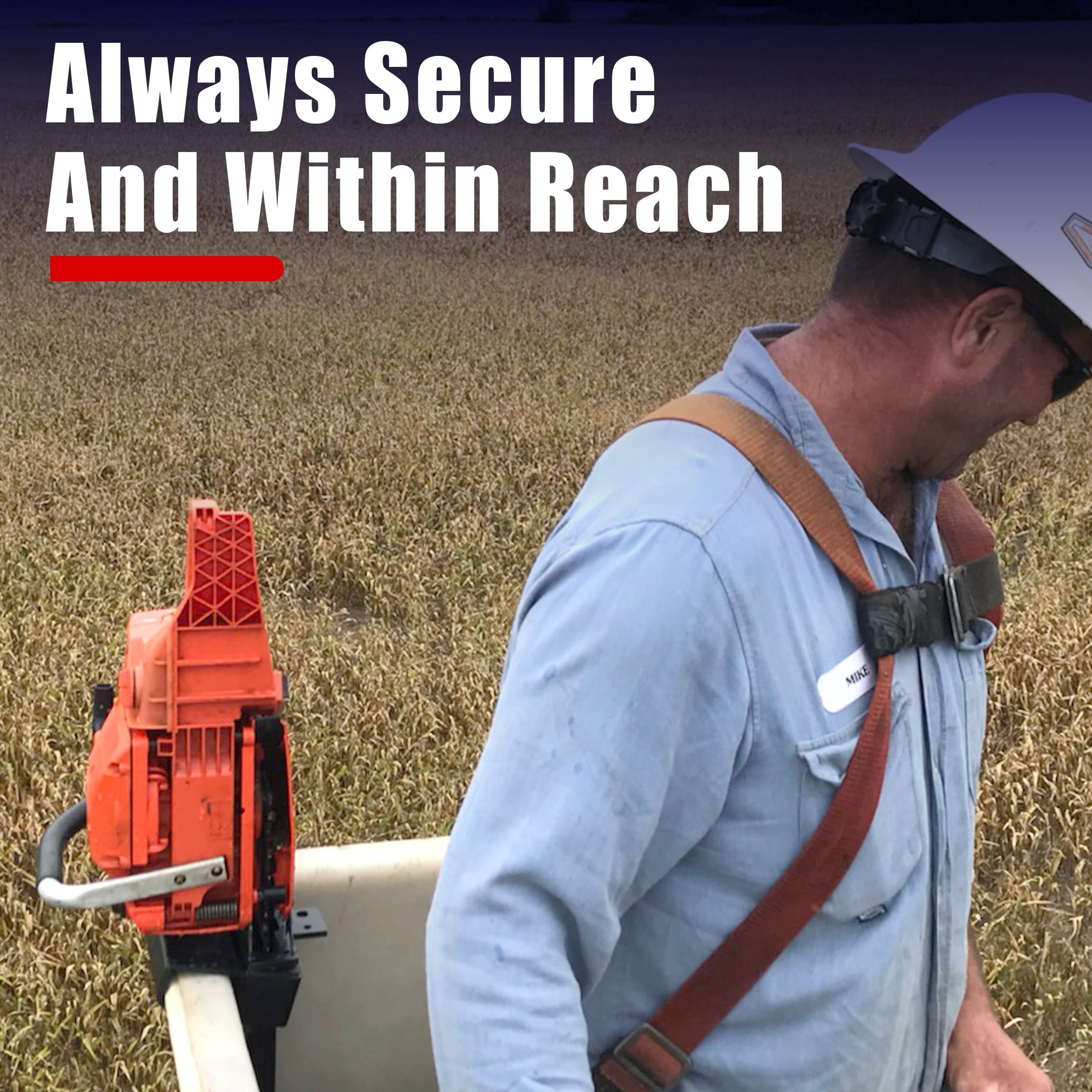 SawHaul Mount for Fiberglass Insulated Aerial Bucket Trucks