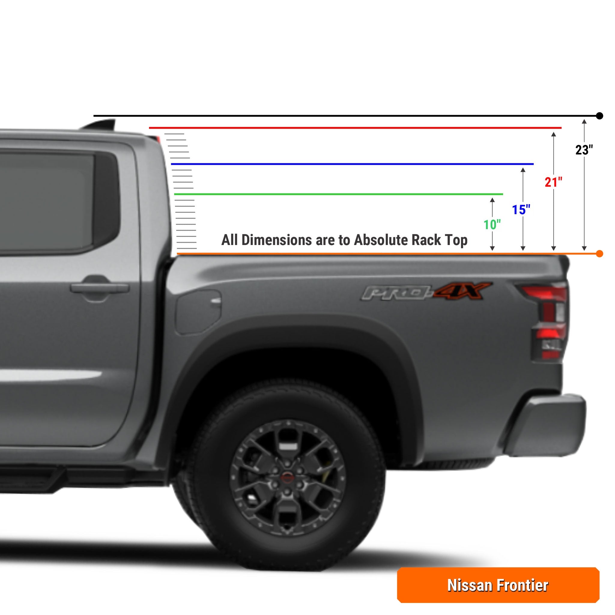 Nissan Frontier Pre-configured XTR1 Bed Rack