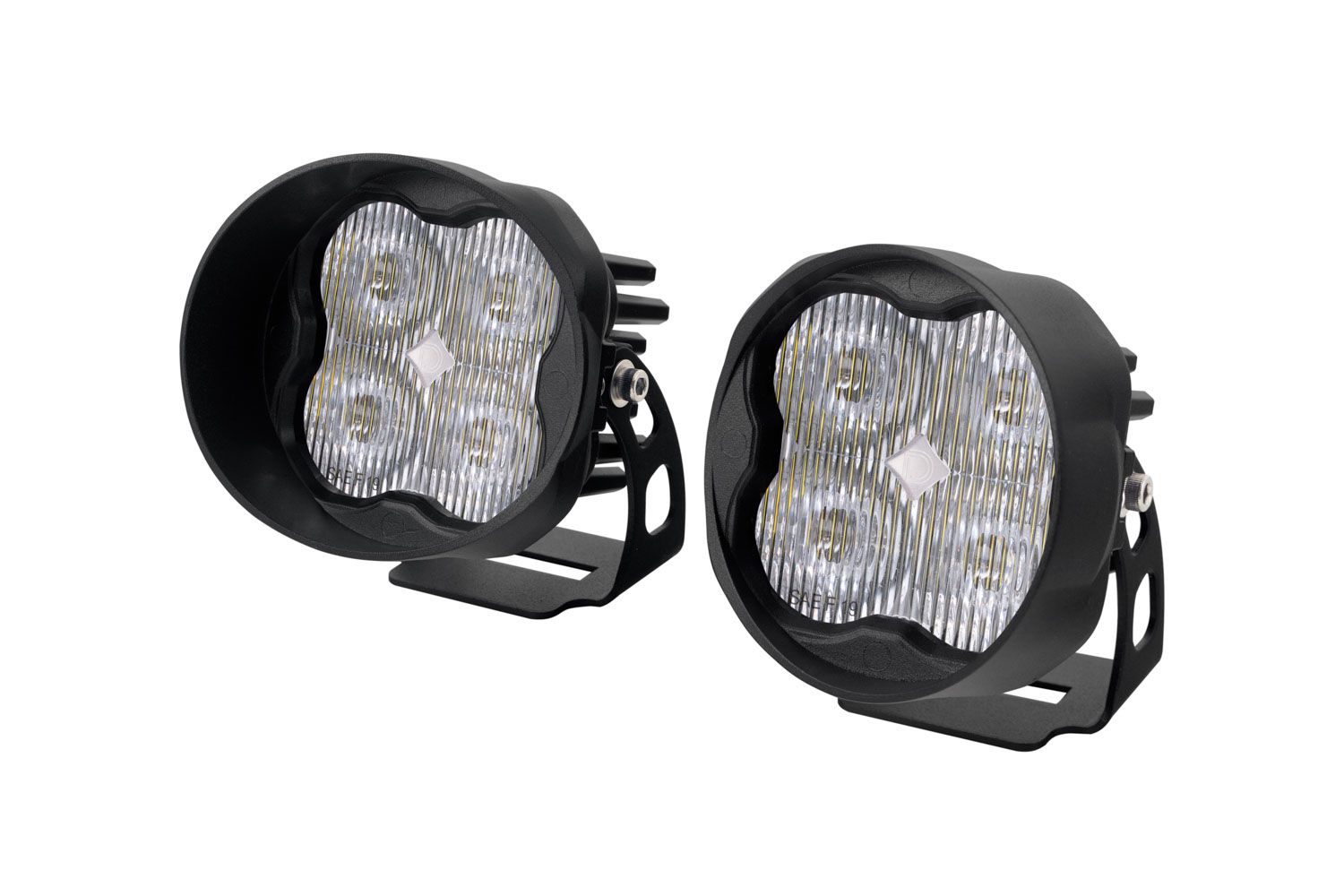 SS3 SAE White Max Angled LED Pod (pair)