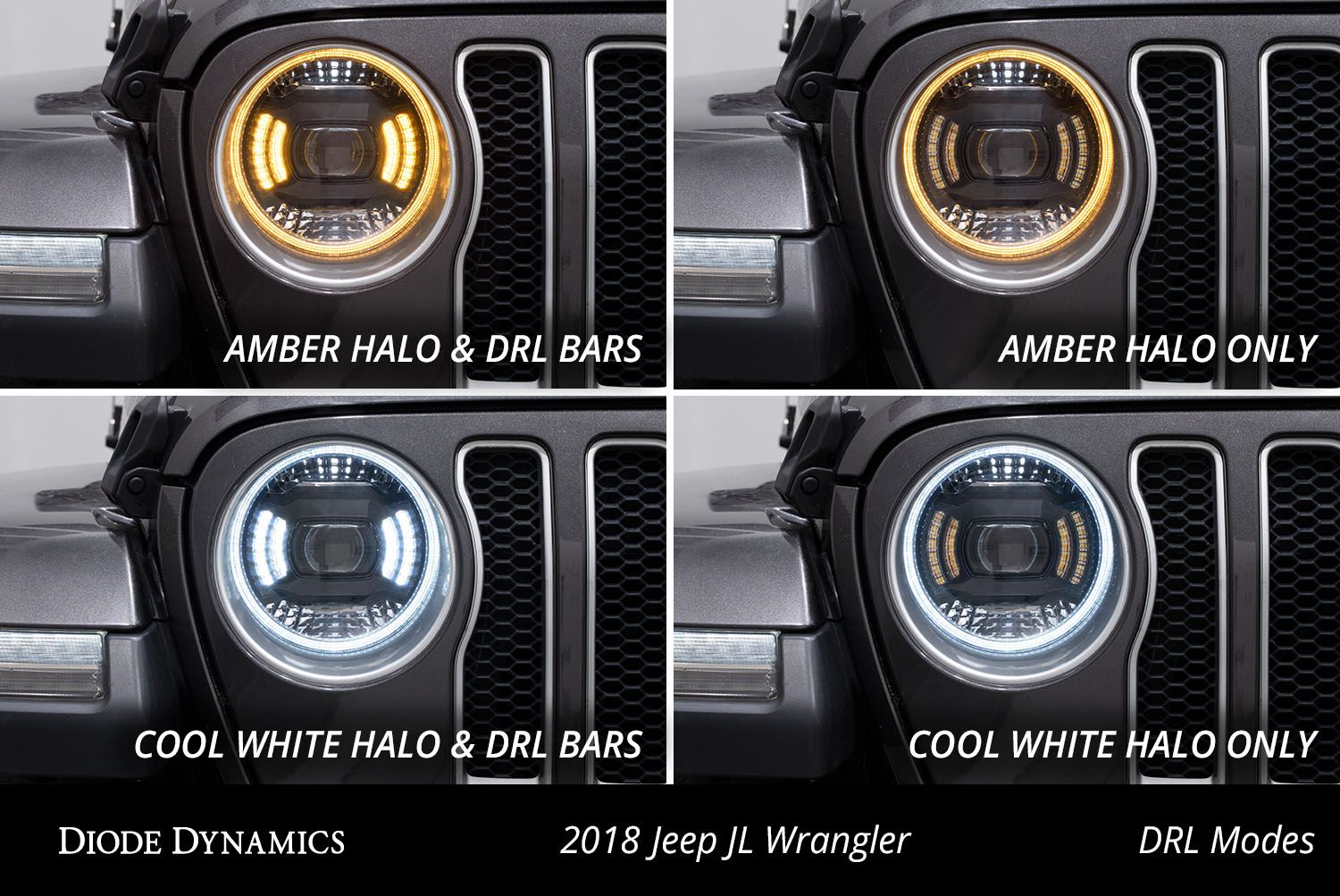 Elite LED Headlights for 2018-2024 Jeep JL Wrangler