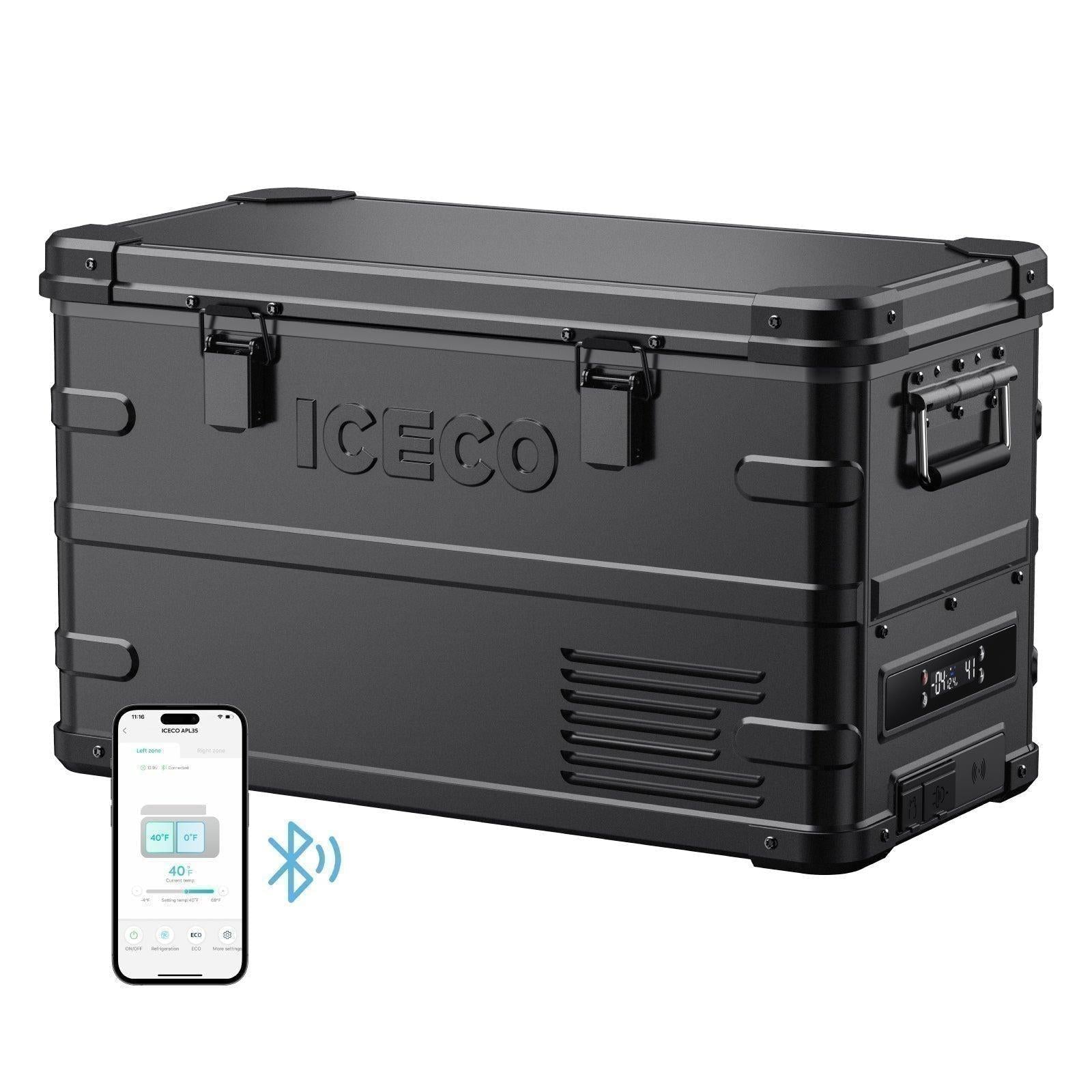37QT APL35-Black Ultralight Dual Zone Aluminum Freezer