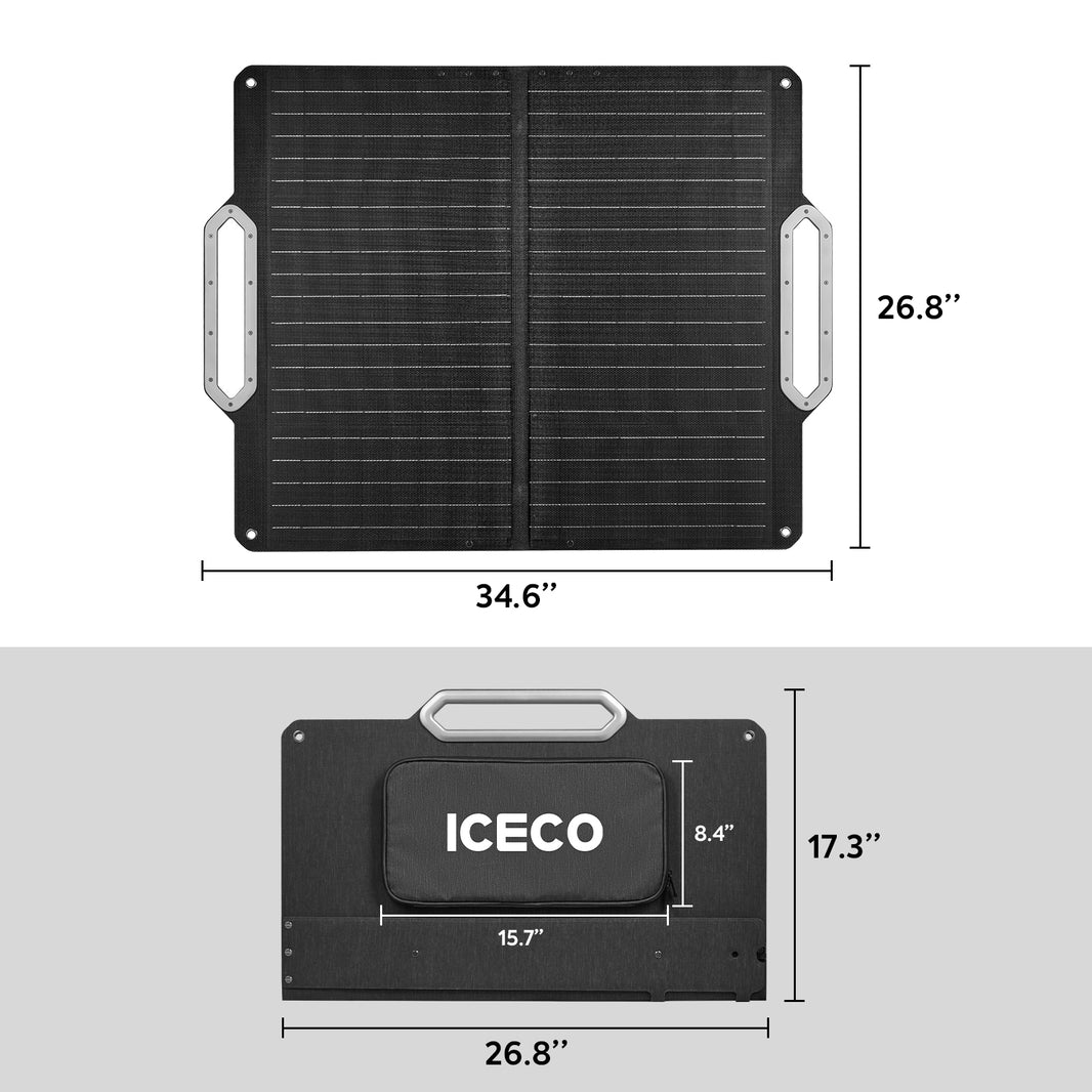 80W Foldable Solar Panel | ICECO