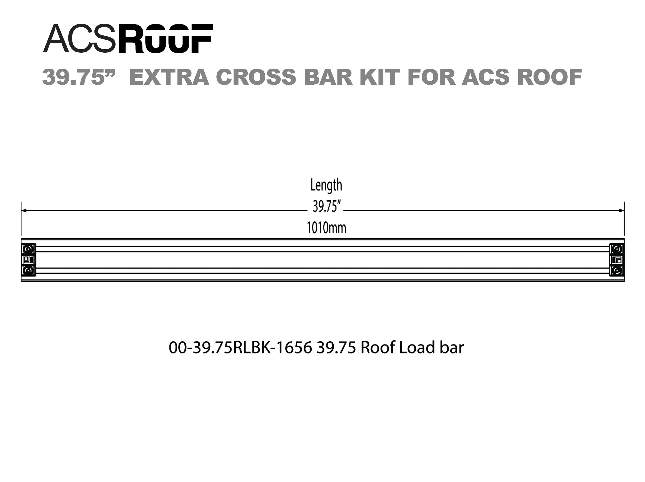 Leitner ACS ROOF PLATFORM RACK -  Extra Load Bar Kit