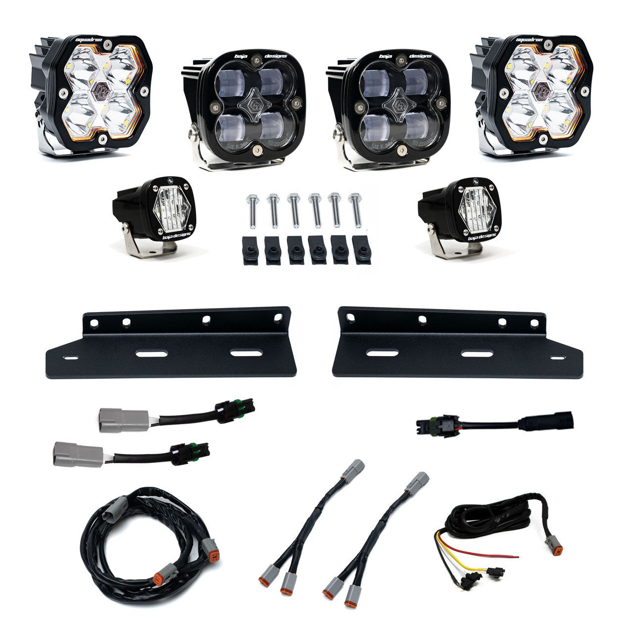 SQUADRON 2.0 SPORT/SQUADRON SAE/S1 FOG POCKET LIGHT KIT - FORD 2021-26 F-150 RAPTOR