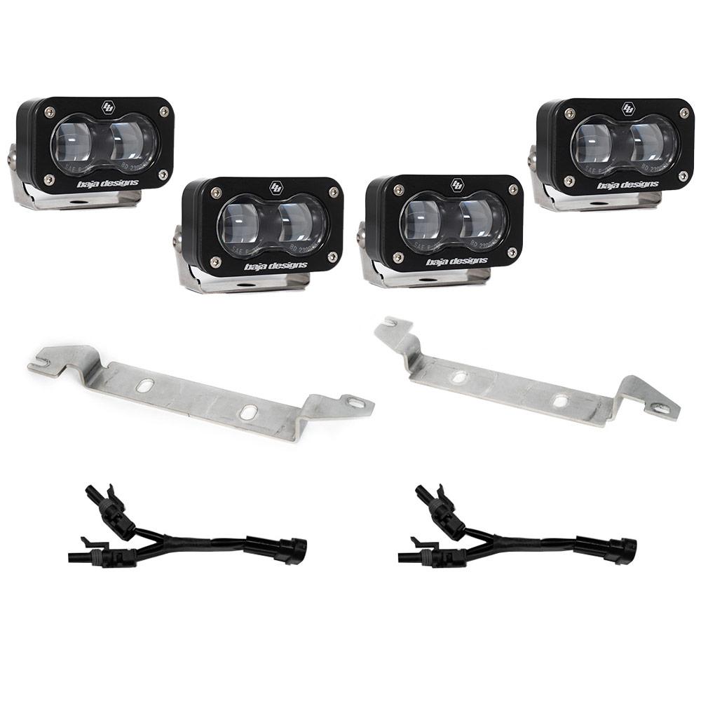 Baja Designs 2024-Present Toyota Tacoma S2 SAE OEM Fog Light Replacement Kit