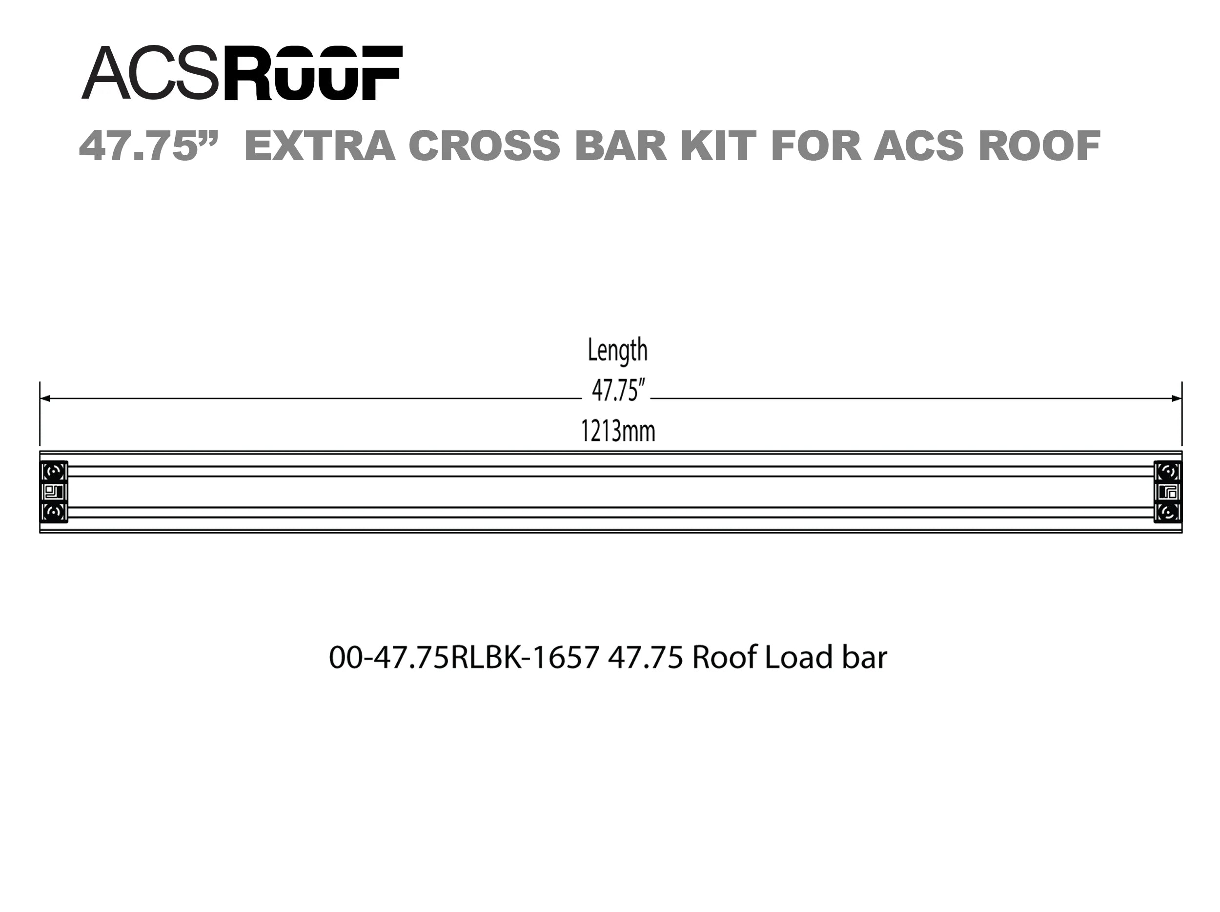 Leitner ACS ROOF PLATFORM RACK -  Extra Load Bar Kit