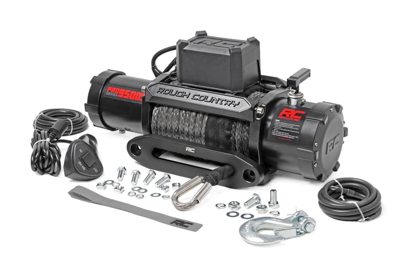 9500-Lb Pro Series Winch Synthetic Rope