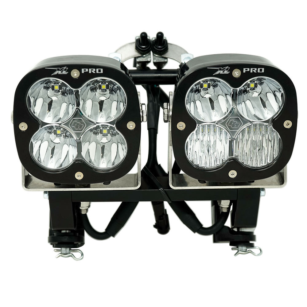 Dual Motorcycle Race Light Clear Lens XP Pro Series Baja Designs