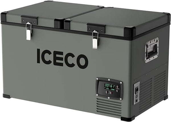 VL60 Dual Zone Metal Fridge Freezer with Cover | Vice Garage