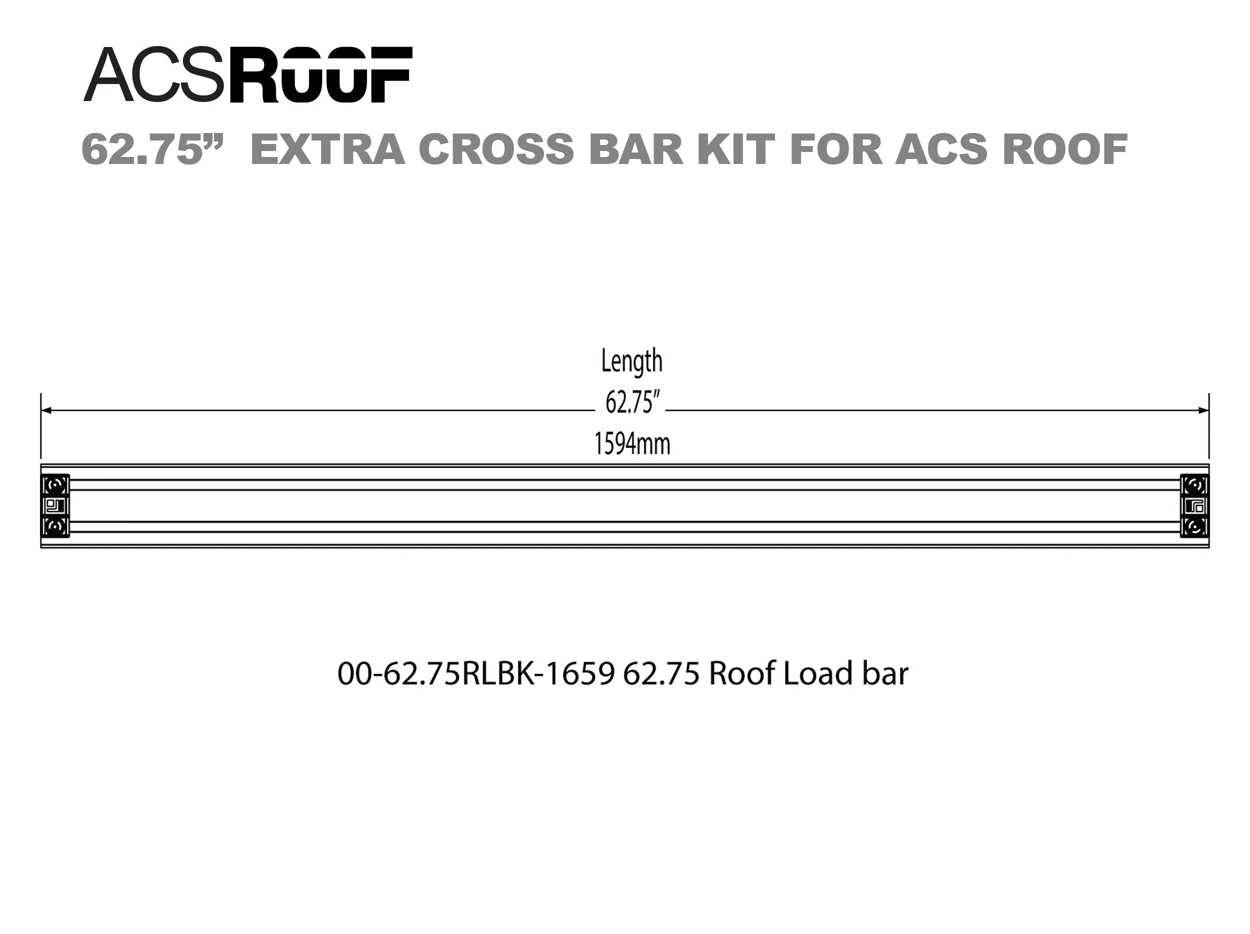 Leitner ACS ROOF PLATFORM RACK -  Extra Load Bar Kit