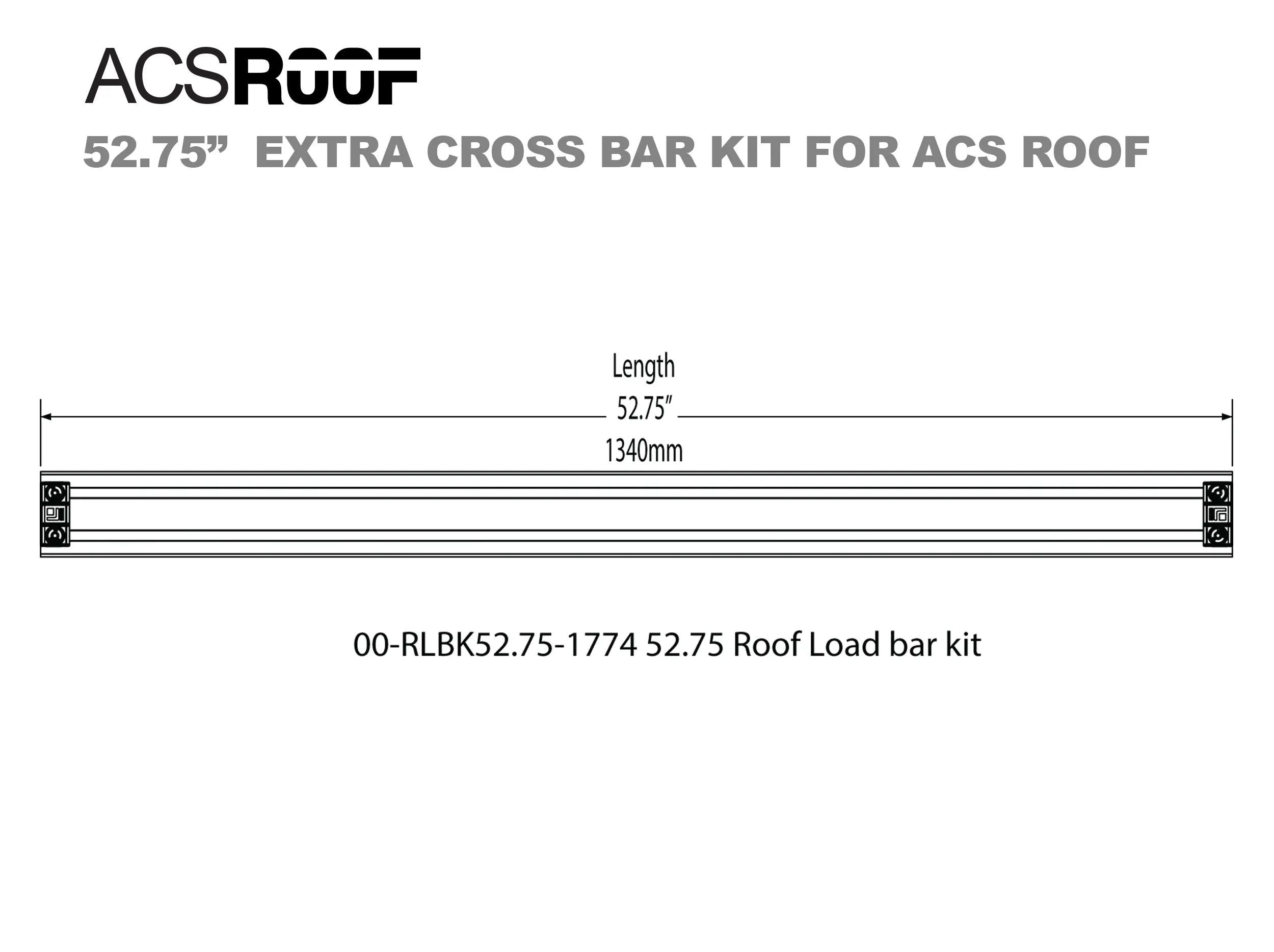 Leitner ACS ROOF PLATFORM RACK -  Extra Load Bar Kit