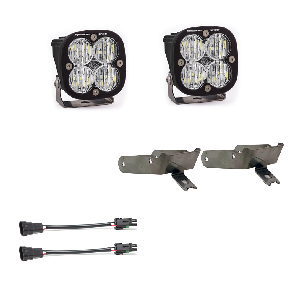 Super Duty Fog Lights Squadron Sport Super Duty 99-10 Super Duty Fog Pocket Kit Baja Designs