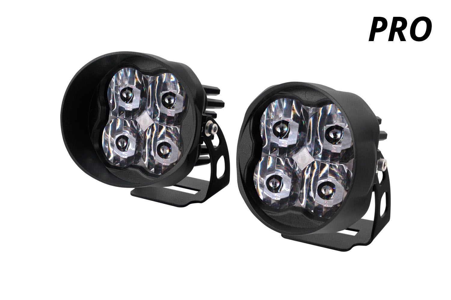 SS3 SAE/DOT White Pro Angled LED Pod (pair)