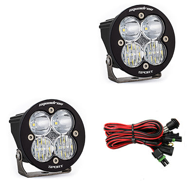 SQUADRON-R SPORT BLACK LED AUXILIARY LIGHT POD PAIR - UNIVERSAL
