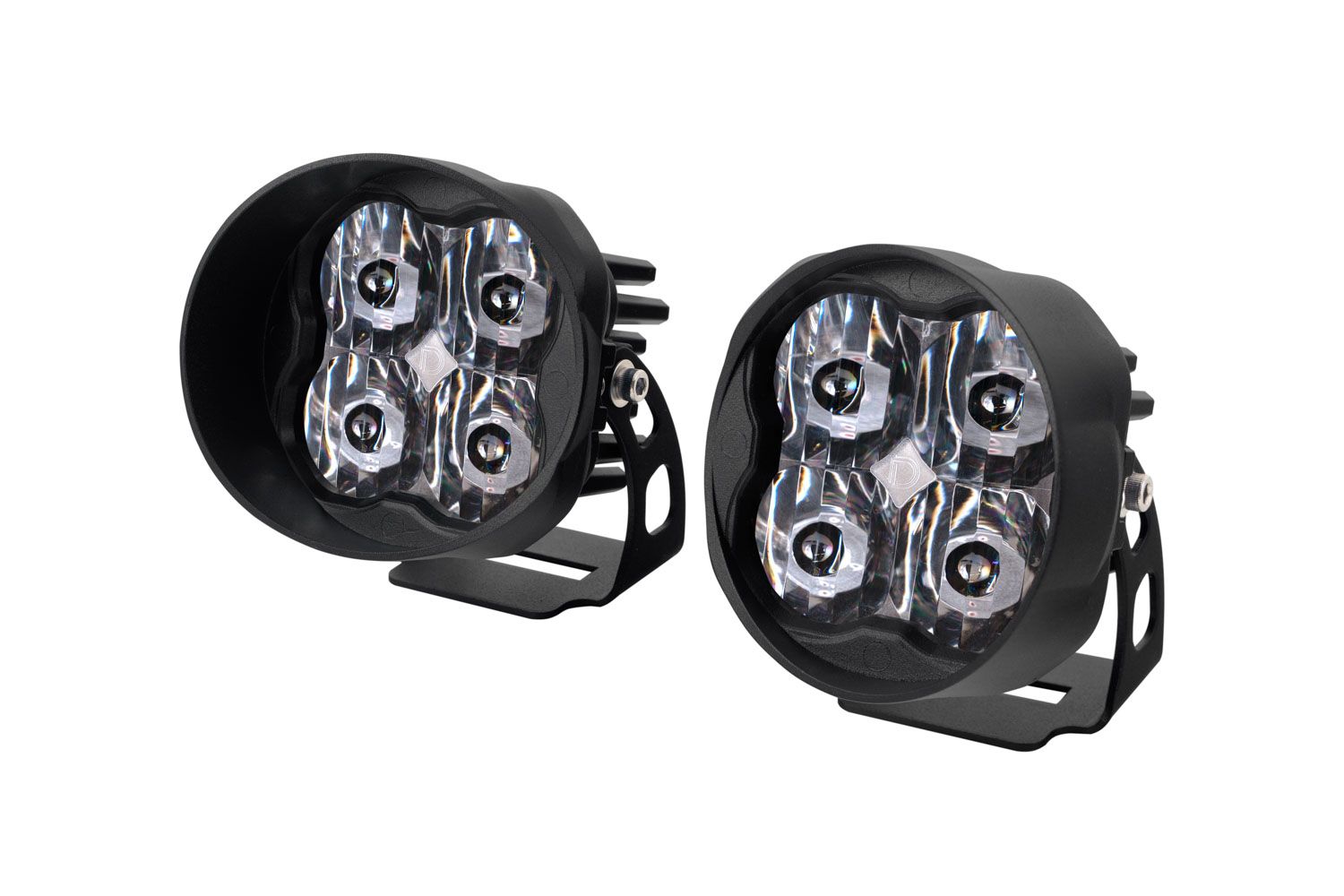 SS3 SAE/DOT White Pro Angled LED Pod (pair)