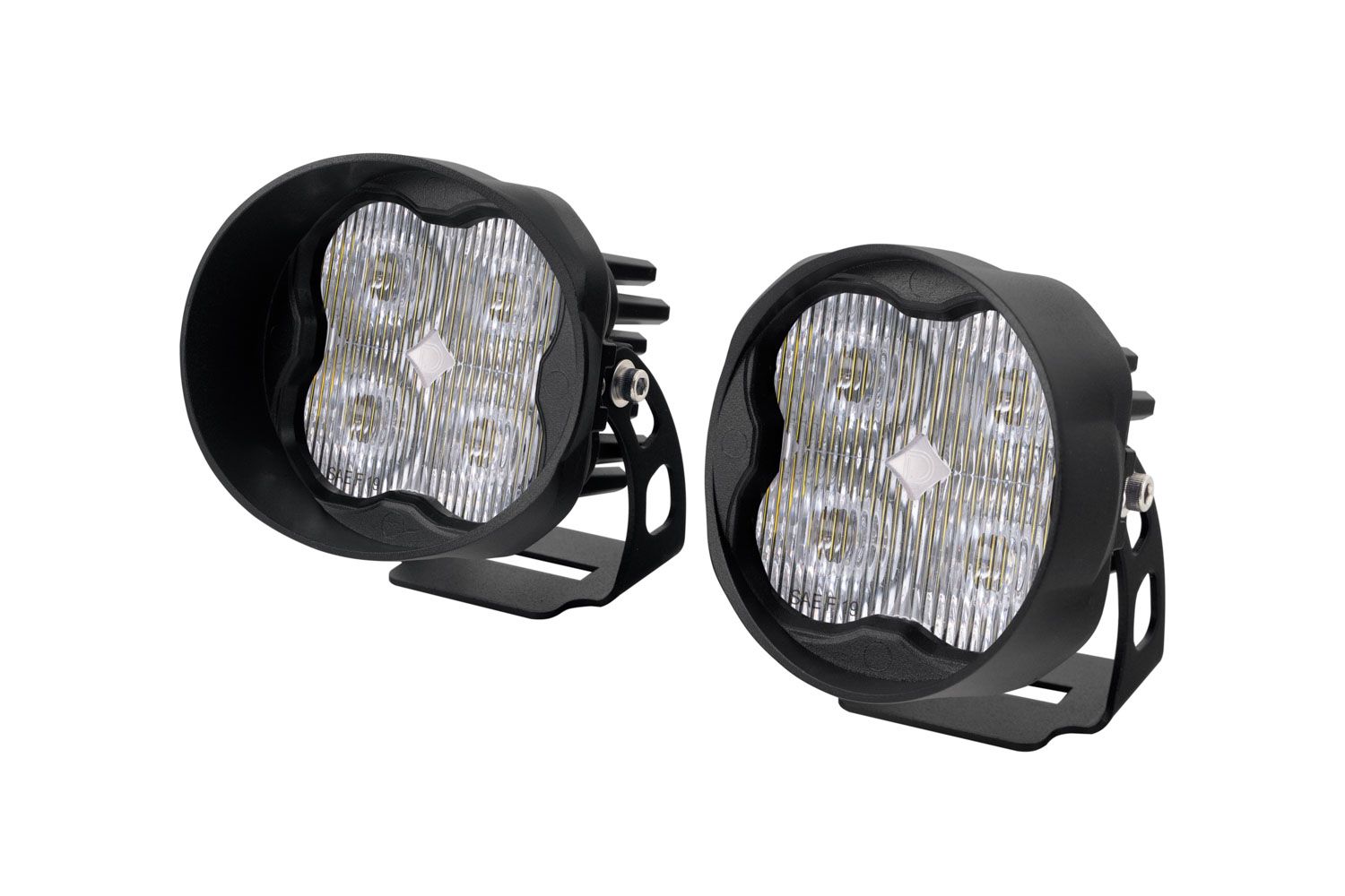 SS3 SAE/DOT White Pro Angled LED Pod (pair)