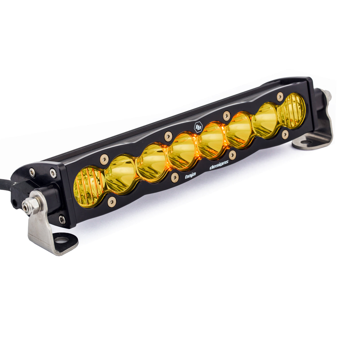 Baja Designs 10 Inch LED Light Bar Driving Combo Baja Amber Lens Pattern S8 Series