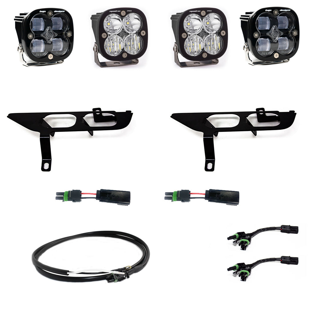 FORD SQUADRON SAE/PRO FOG POCKET LIGHT KIT - FORD 2021-23 F-150; NOTE: W/ DAYTIME RUNNING LIGHTS (DRL)