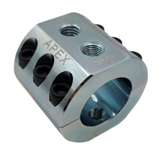 DC1.75-Z - Steering Stabilizer Clamp, Silver Zinc, 1.75" ID, Universal