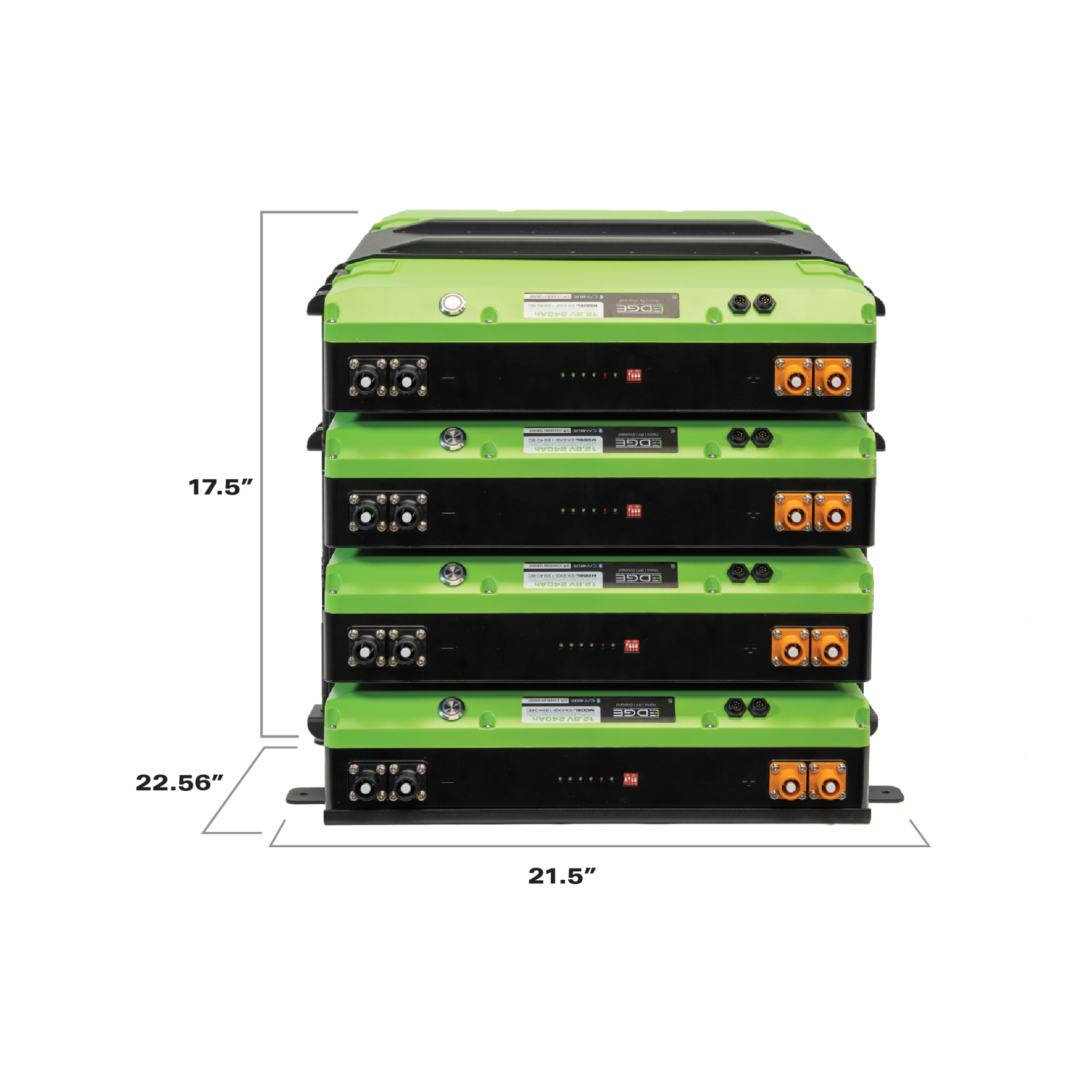 Edge EX2 4-Battery LiFePO4 Lithium Mounting Expansion Kit | Expion360