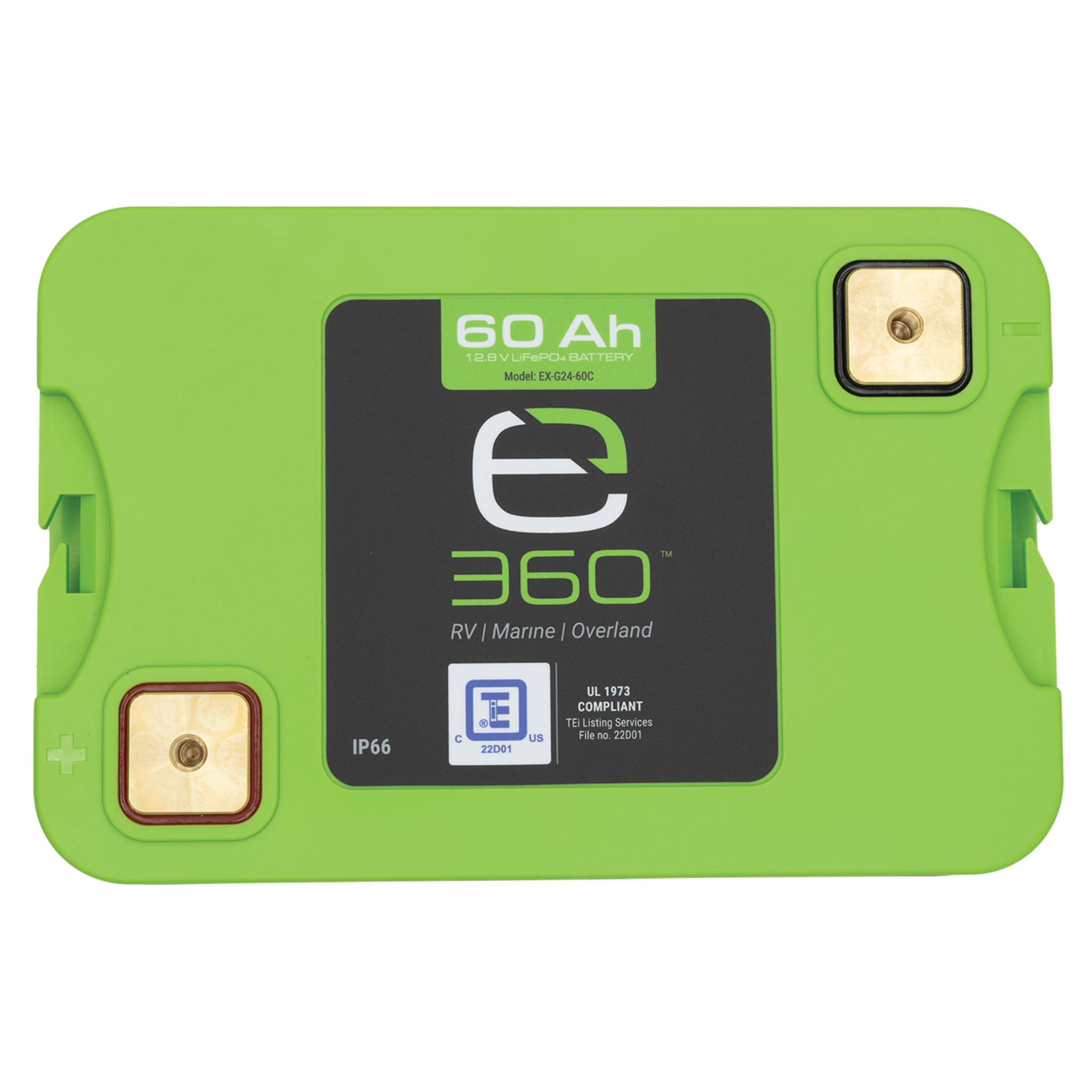 12V 60Ah LiFePO4 Lithium Battery – Group 24