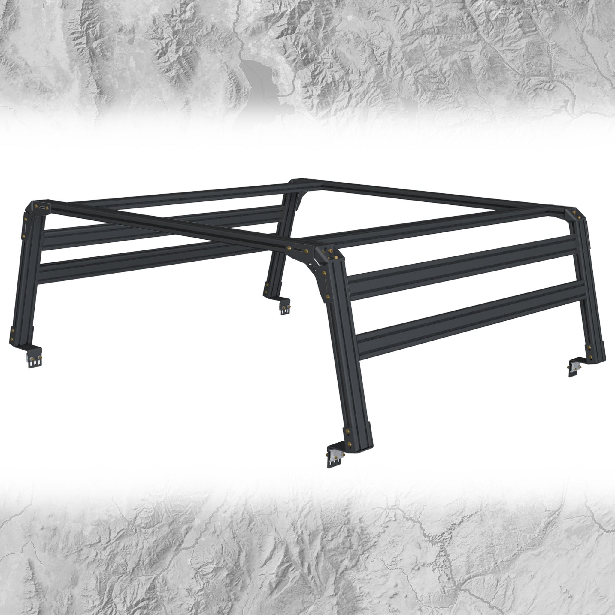 XTR1 Side / Top Brace Set | Extra Bed Rack Braces