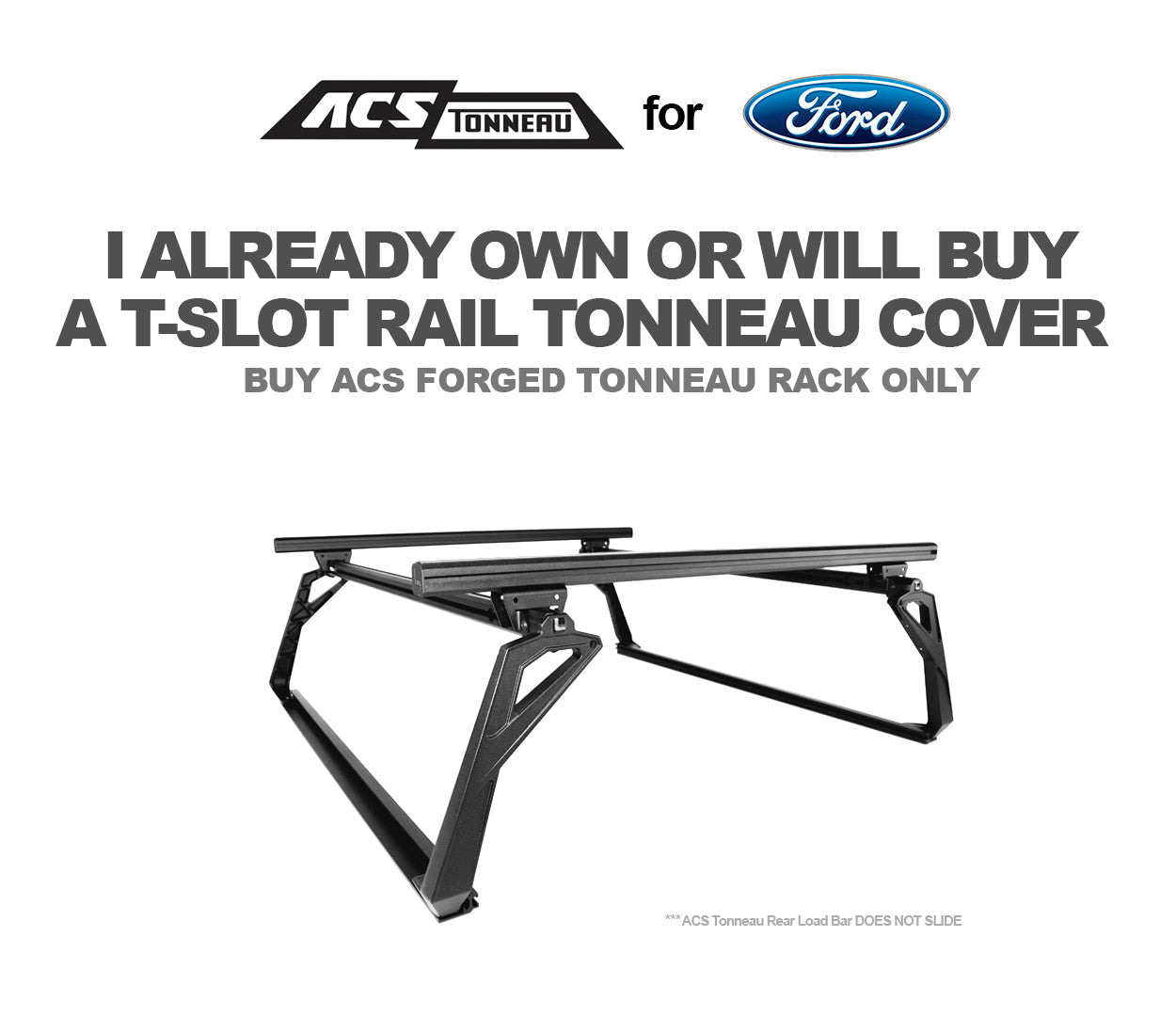 Leitner ACS FORGED TONNEAU - RACK ONLY - Ford