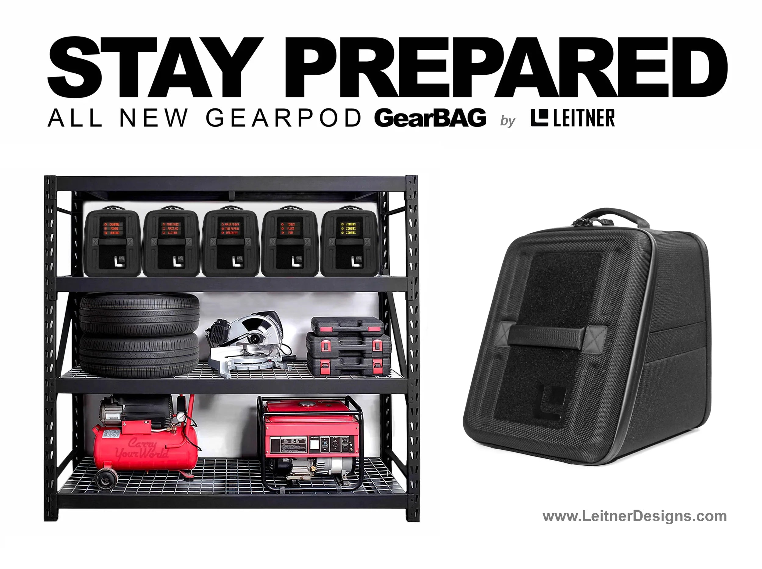 Leitner GearBAG G2 -  3 PACK + PATCH Kit