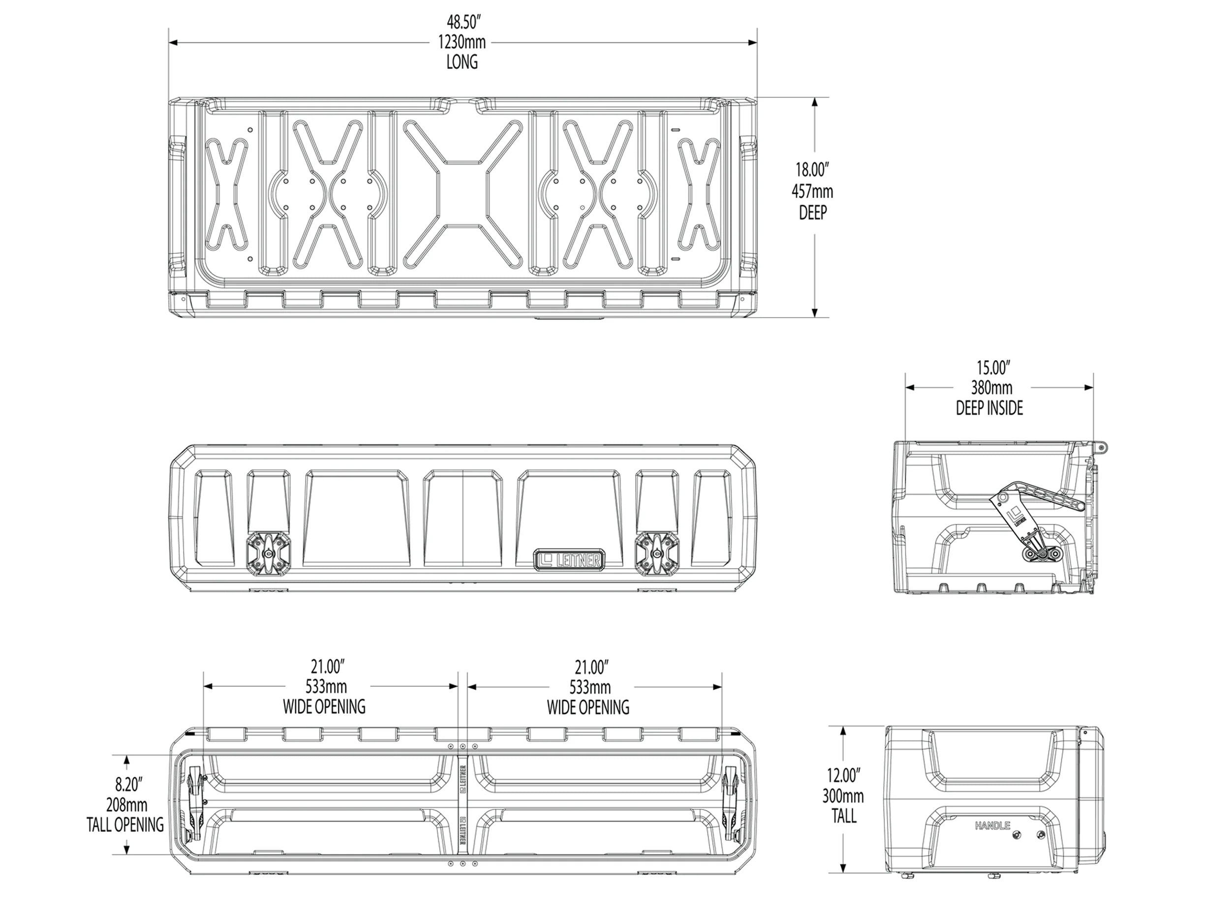 Leitner GearPOD ROOF for ACS ROOF PLATFORM RACK