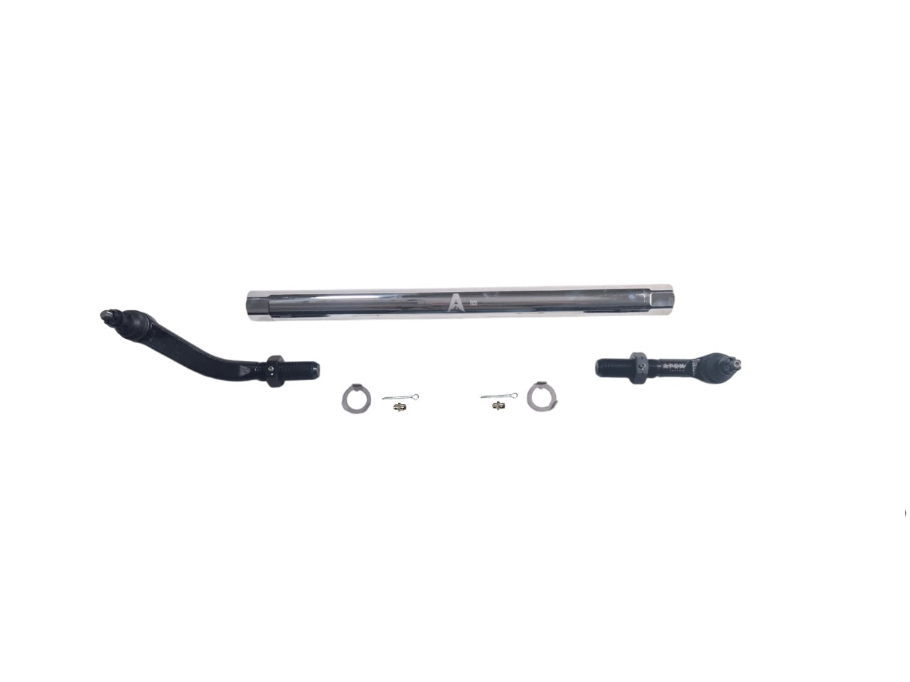 KIT128 - Jeep Wrangler JL & Gladiator JT - 2.5 Ton ProLock Drag Link Assembly - NoFlip - Polished Aluminum