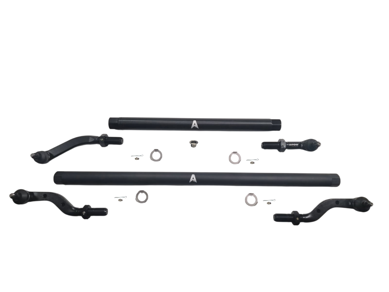 KIT135 - Jeep Wrangler JK 2.5 Ton ProLock Steering Kit - BLK Aluminum