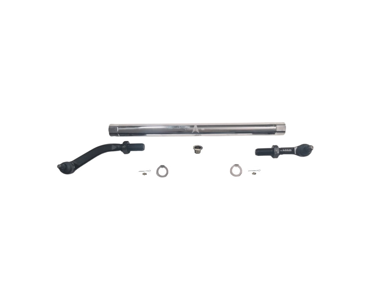 KIT143 - Jeep Wrangler JK 2.5Ton ProLock Drag Link Assembly - YesFlip - Polished Aluminum